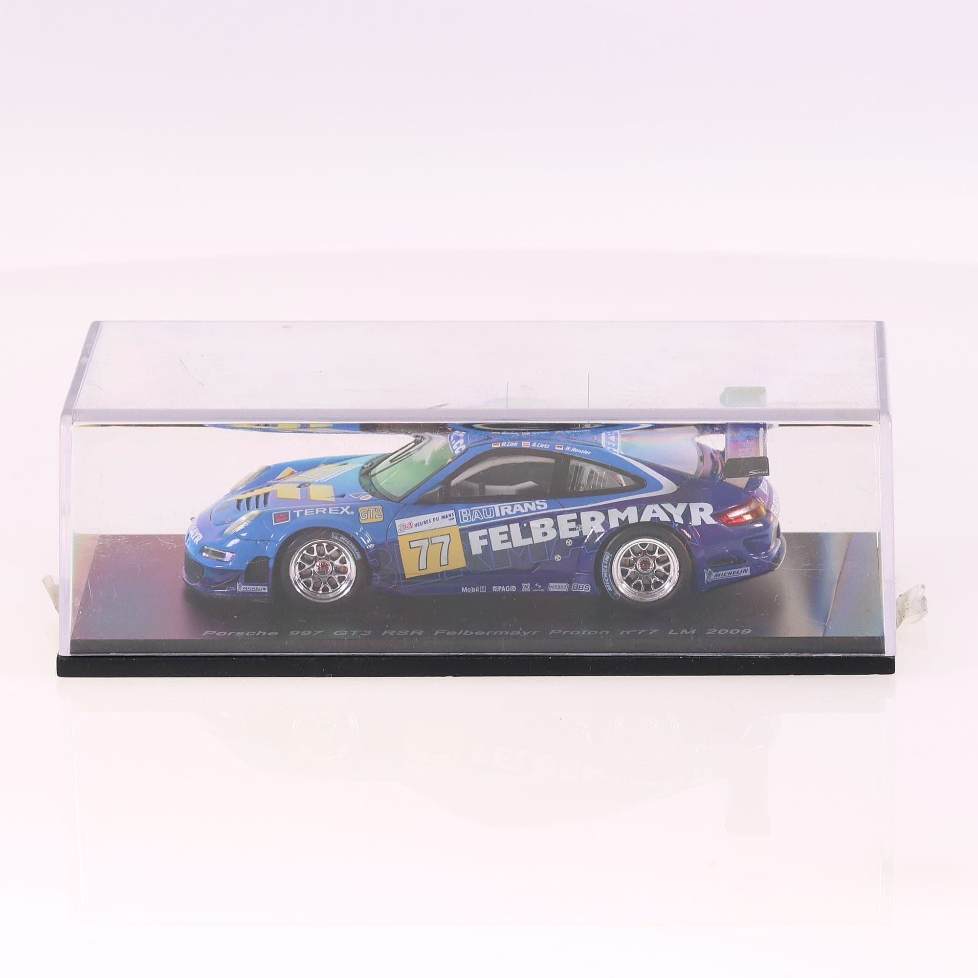 Spark Porsche 997 GT3 RSR Felbermayr Proton LM 2009 #77 2009 1/43 — miniature 9