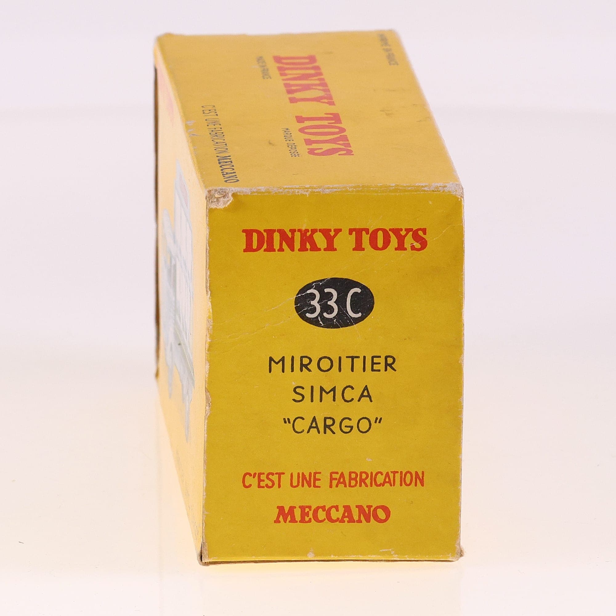 Dinky Toys 33C Simca Cargo Miroitier 1ère version de 1956 1/43 Gris avec boîte — miniature 12