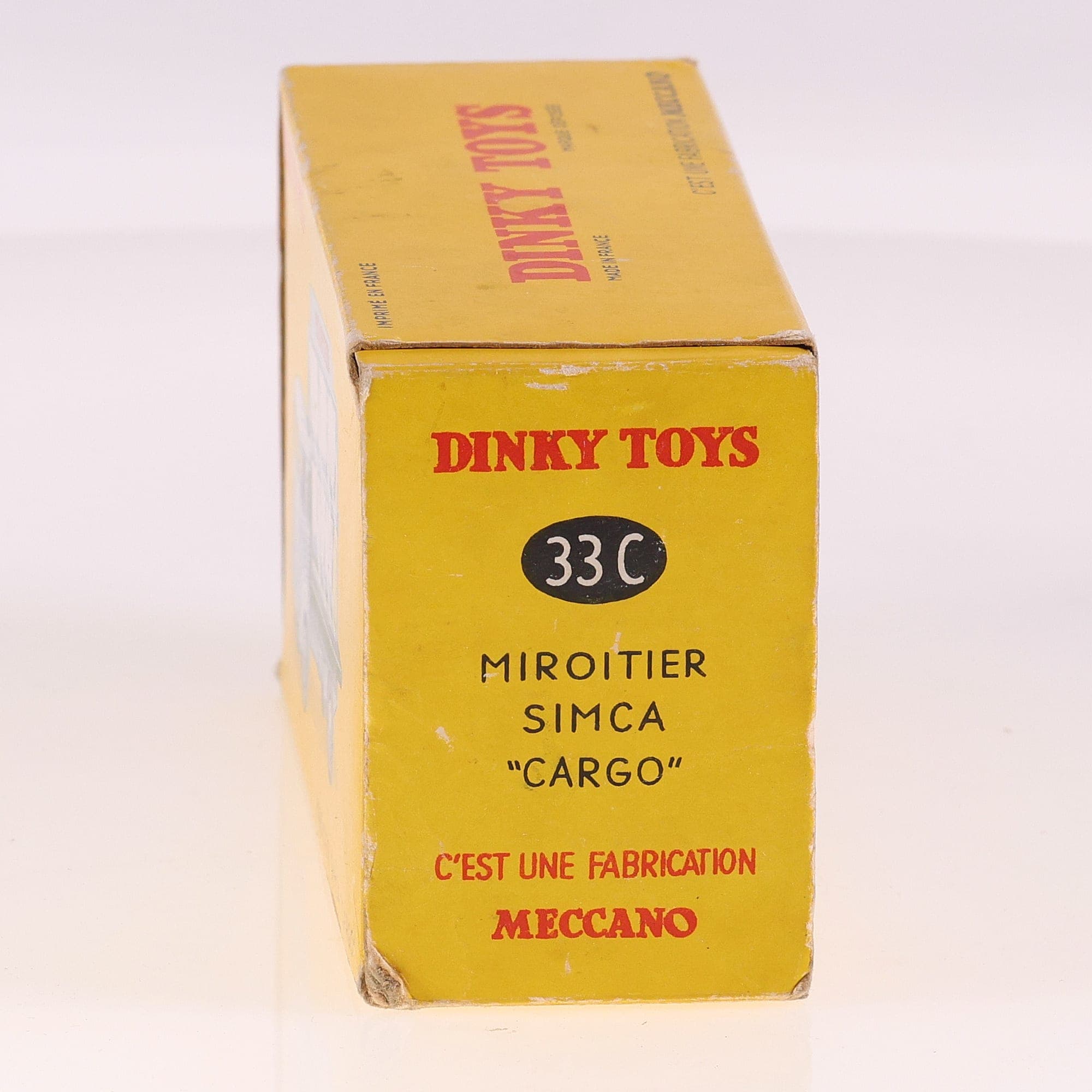 Dinky Toys 33C Simca Cargo Miroitier 1ère version de 1956 1/43 Gris avec boîte — miniature 14