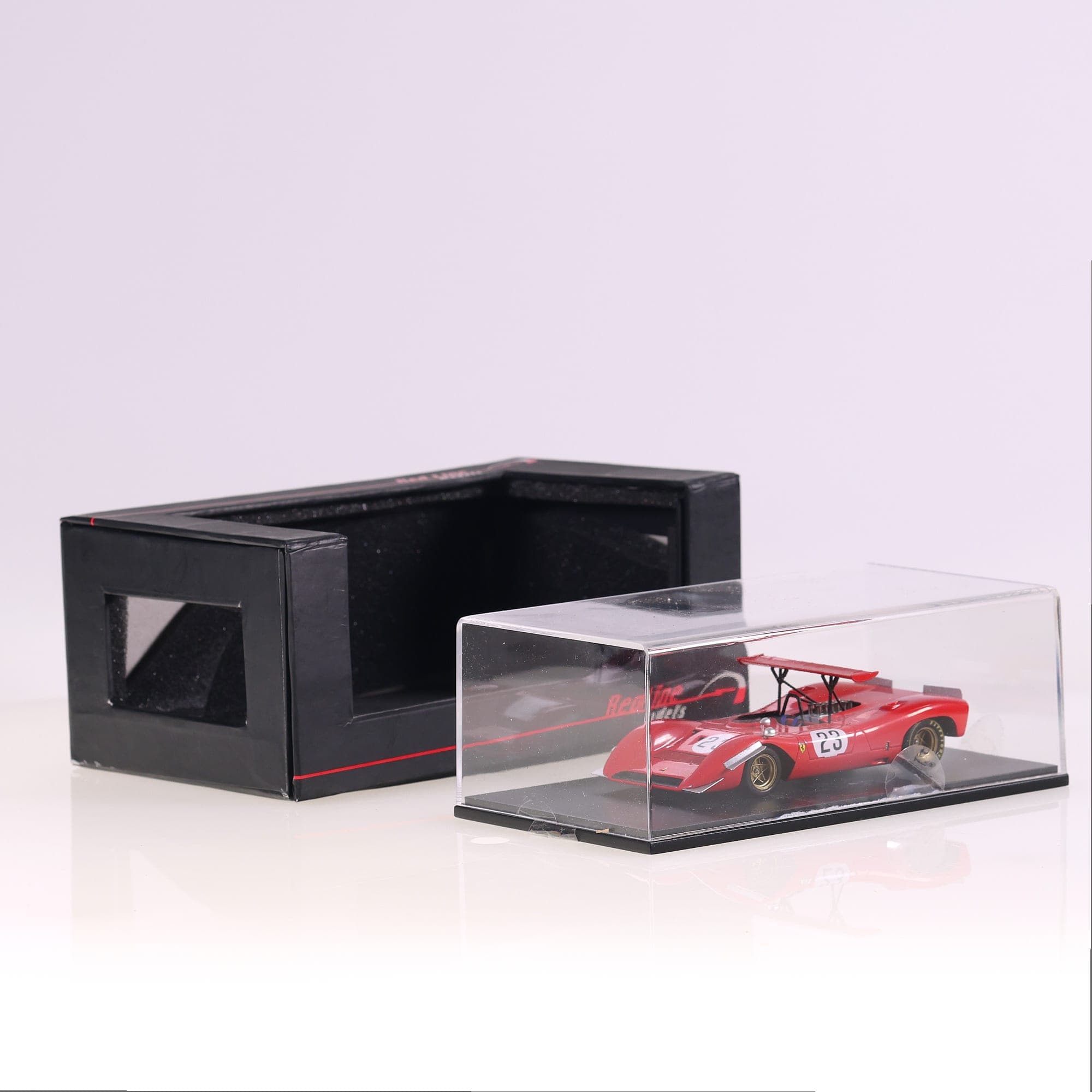 Red line models RL150 Ferrari 612 #23 Las vegas 1968 1/43 Rouge avec boîte