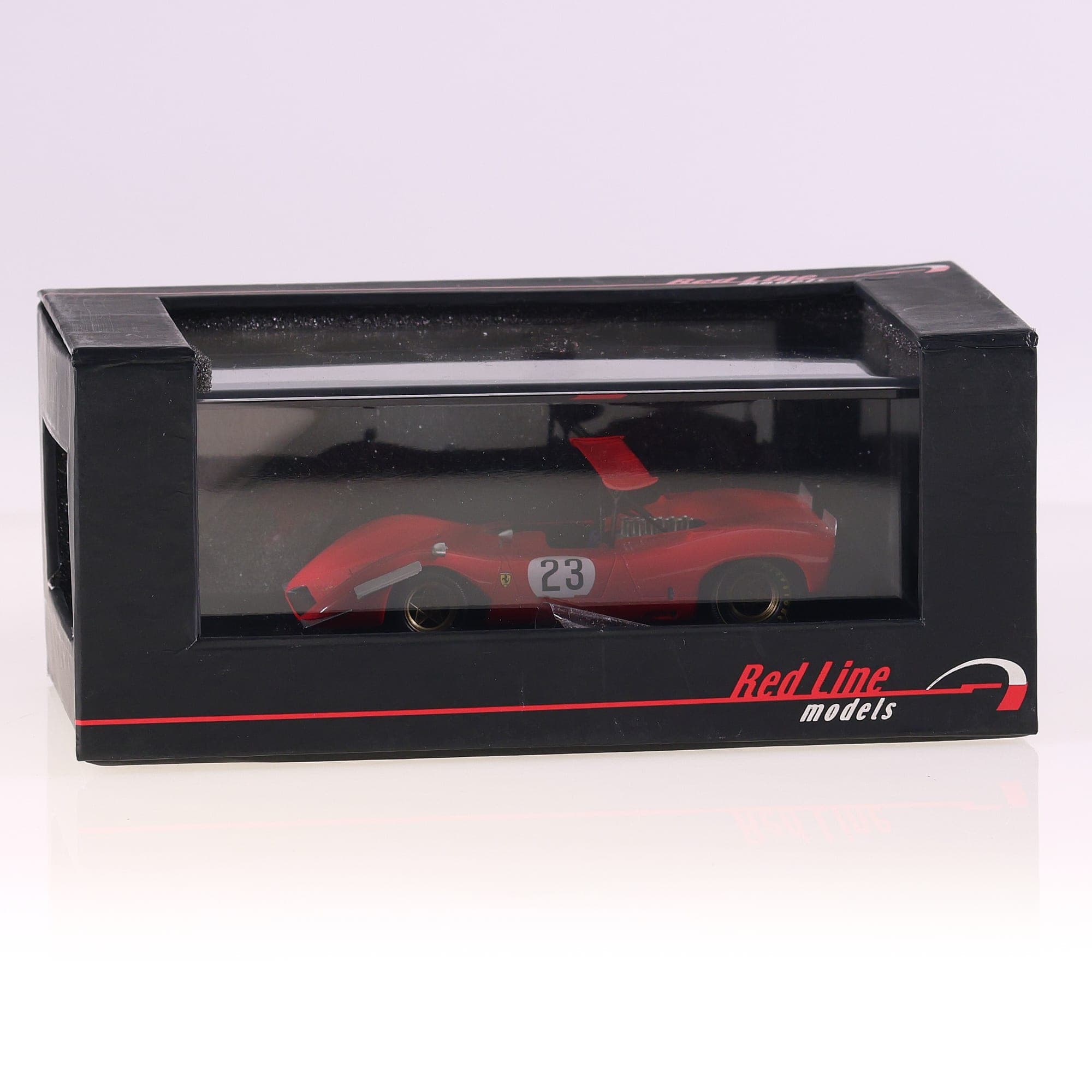 Red line models RL150 Ferrari 612 #23 Las vegas 1968 1/43 Rouge avec boîte — miniature 3