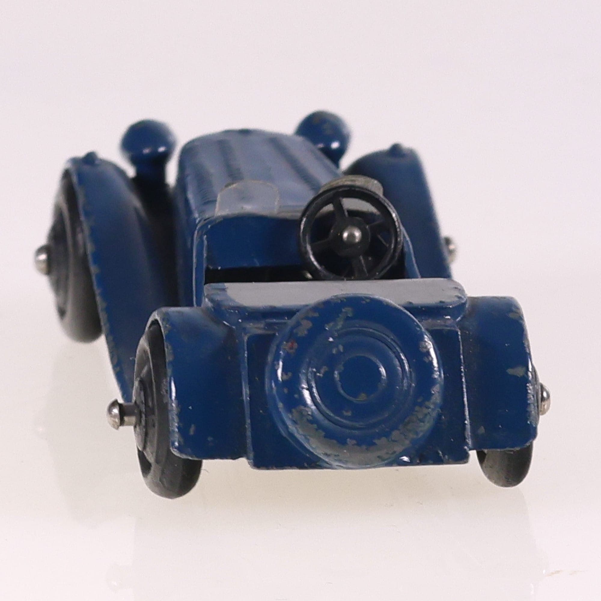 Dinky Toys 38f Jaguar SS 100 1/43 Bleu Grade B sans boîte — miniature 4