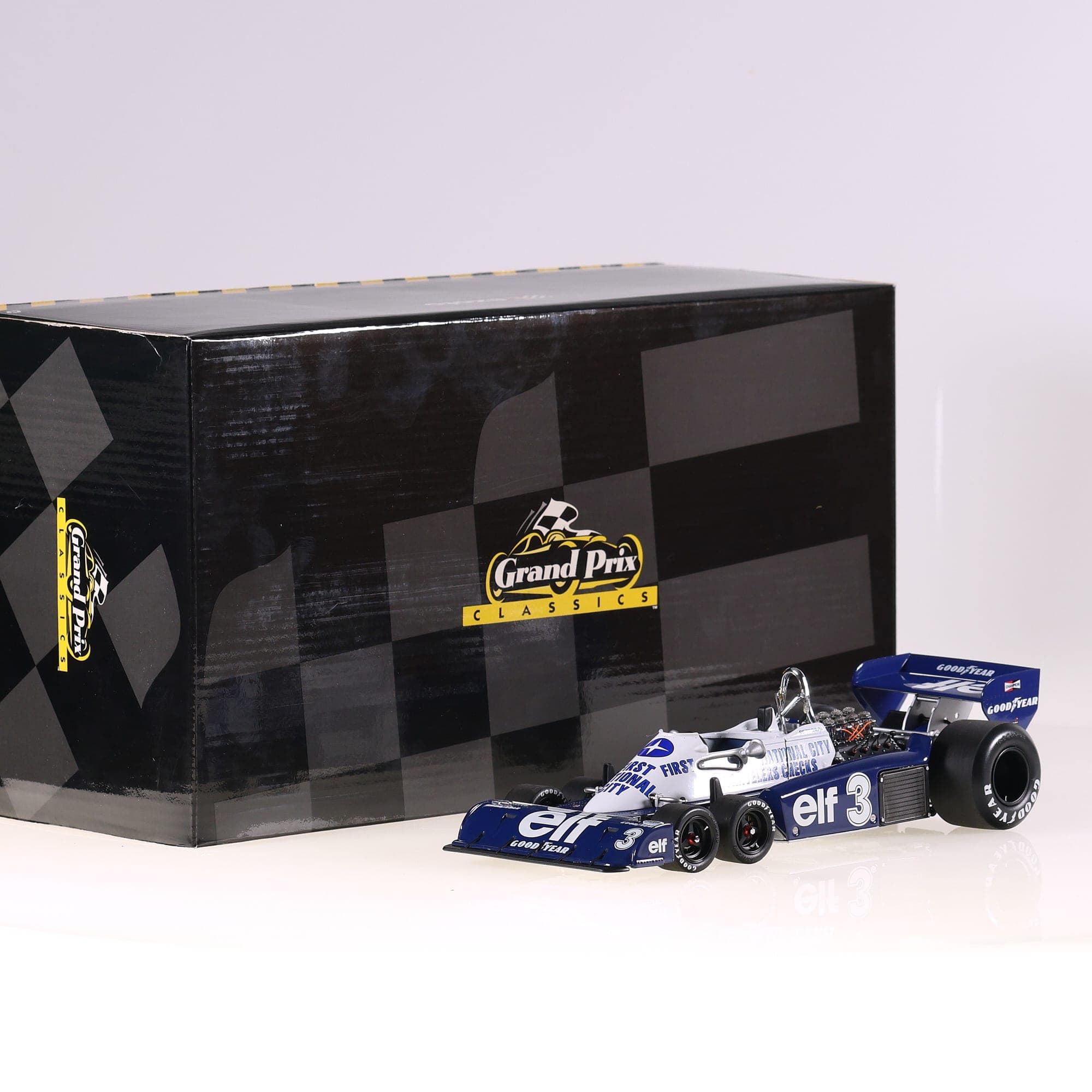 Exoto Ford Tyrrell P34 1/18 Bleu avec boîte