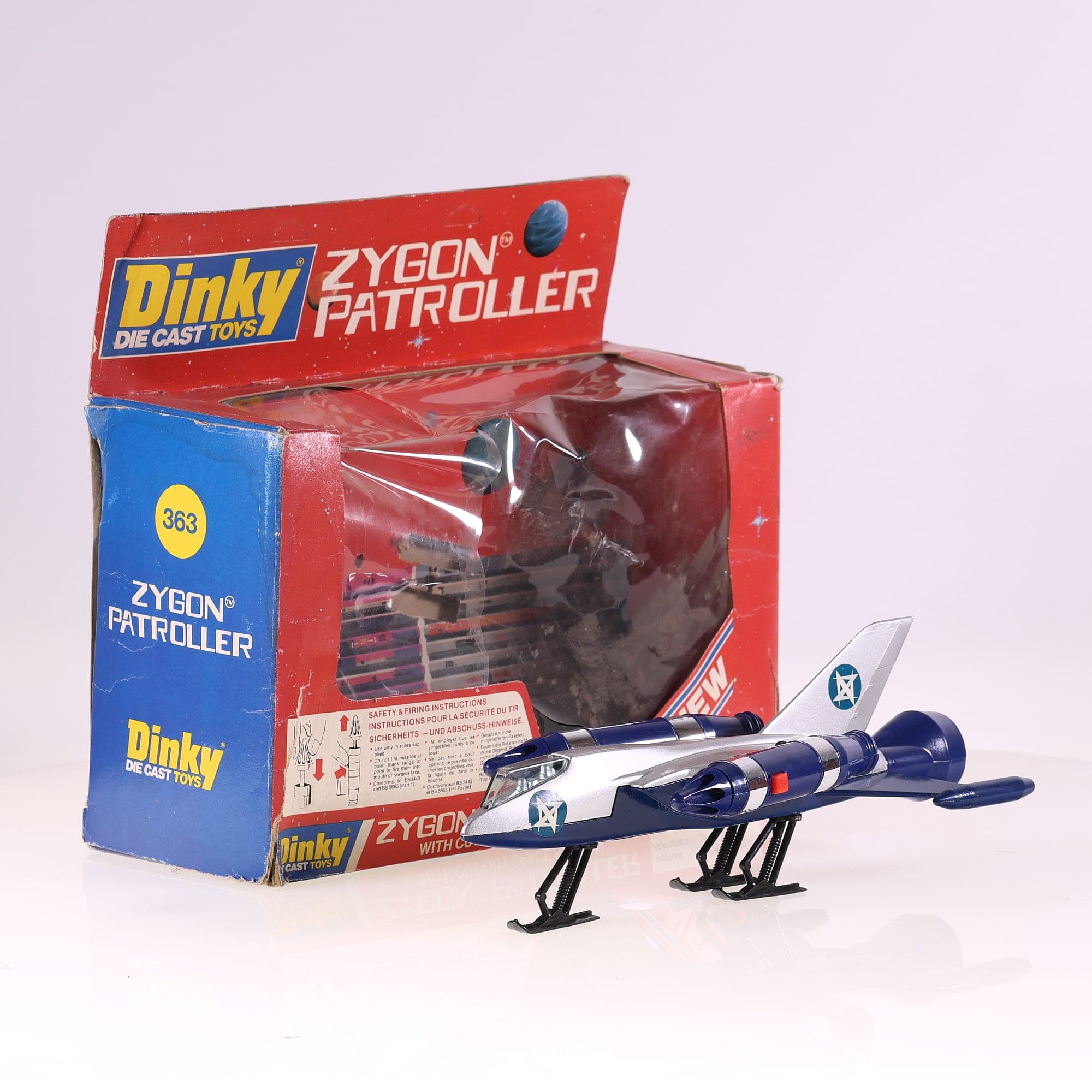 Dinky Toys 363 Zygon Patroller 19 Bicolore avec boîte