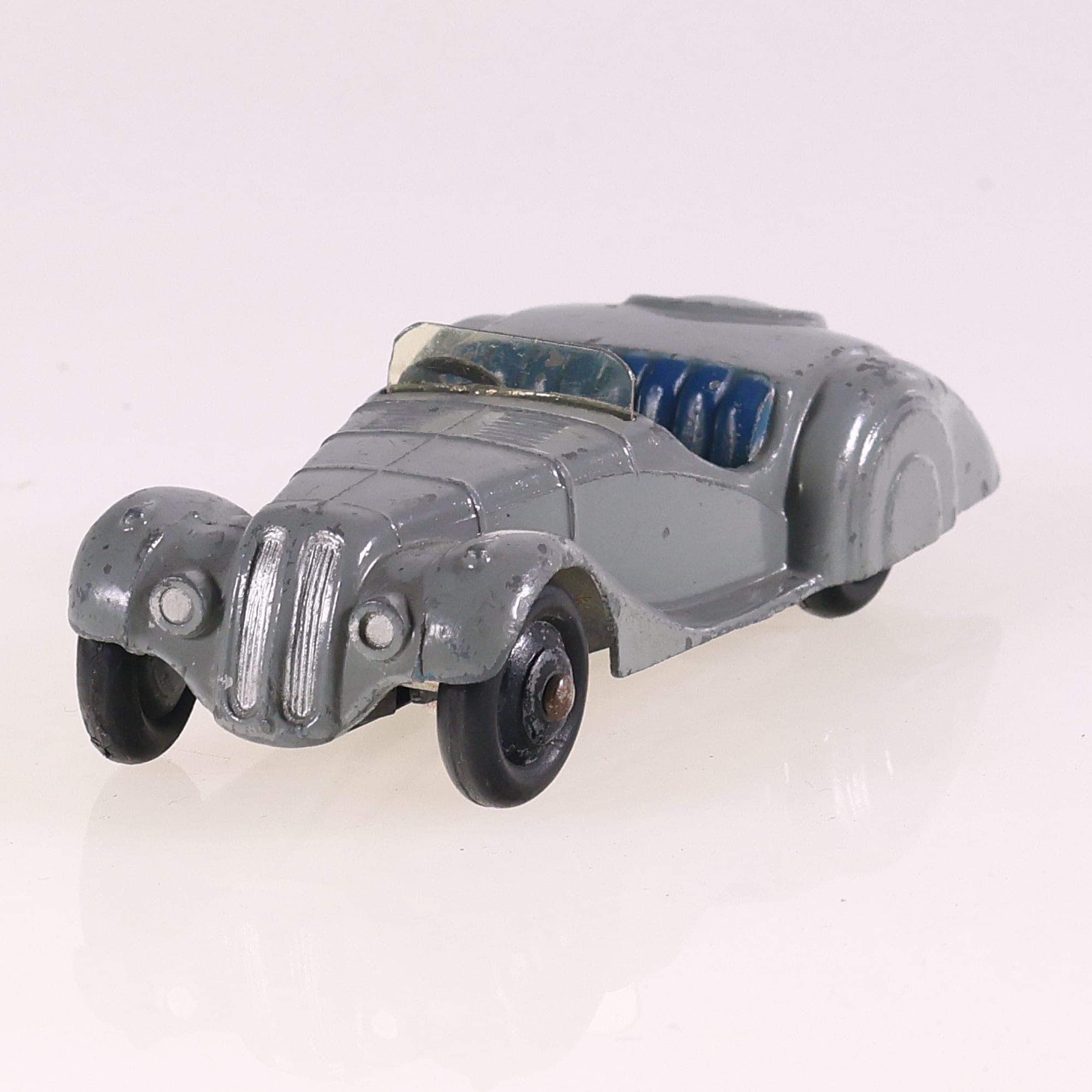 Dinky Toys 38a Frazer Nash BMW Sports Car 1/43 Gris sans boîte
