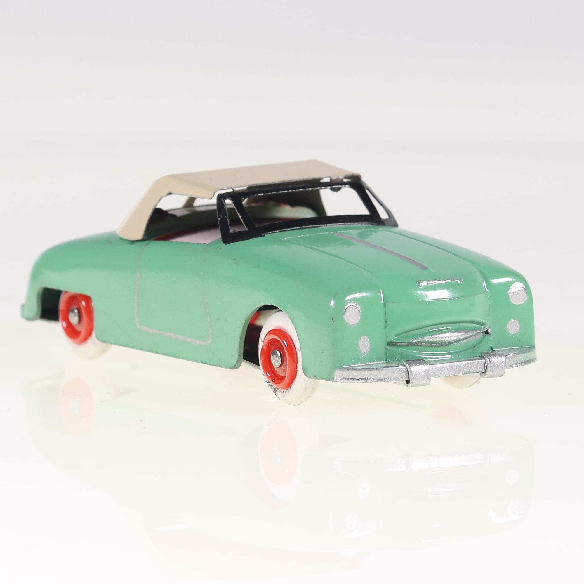 CIJ n°3.5 Panhard Dyna Cabriolet 1/43 Vert sans boîte — miniature 6