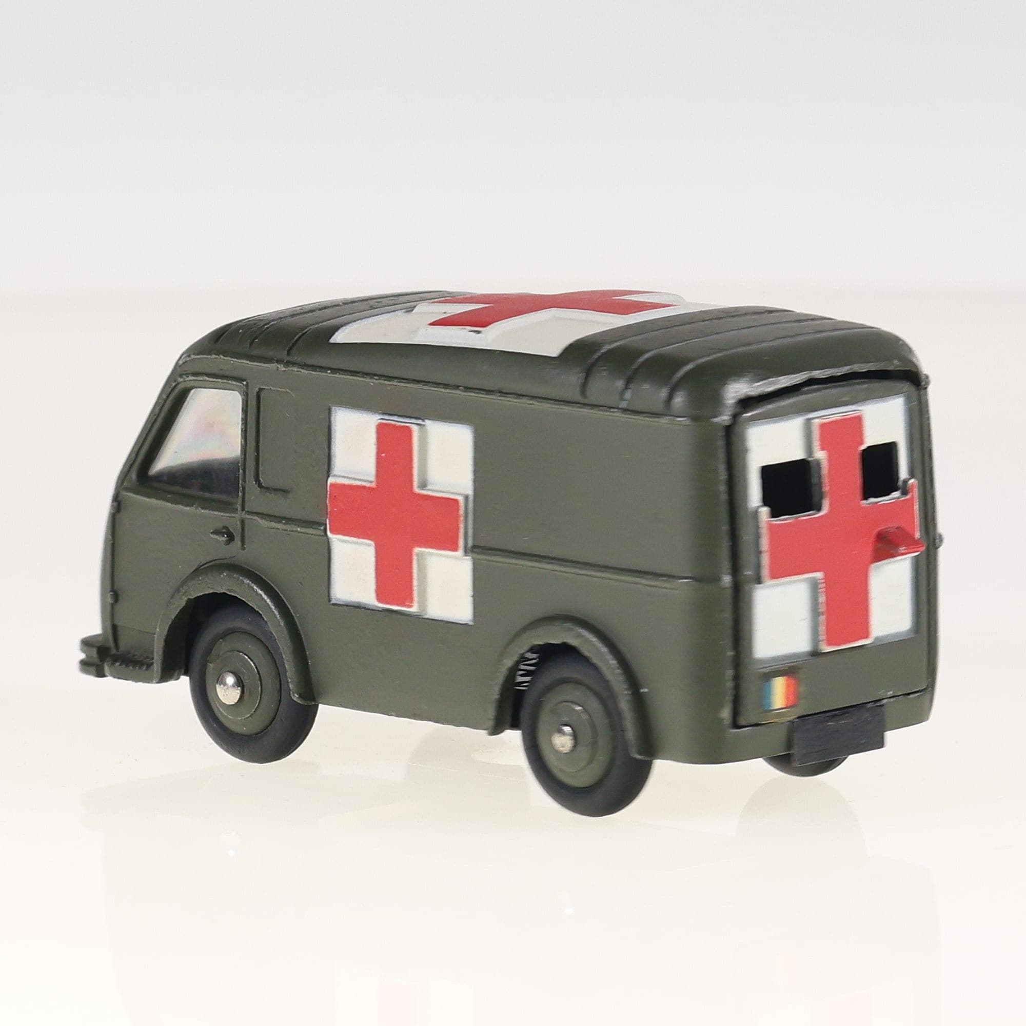 Dinky Toys 80F Renault Ambulance Militaire Renault Carrier 1/43 Vert militaire a — miniature 7