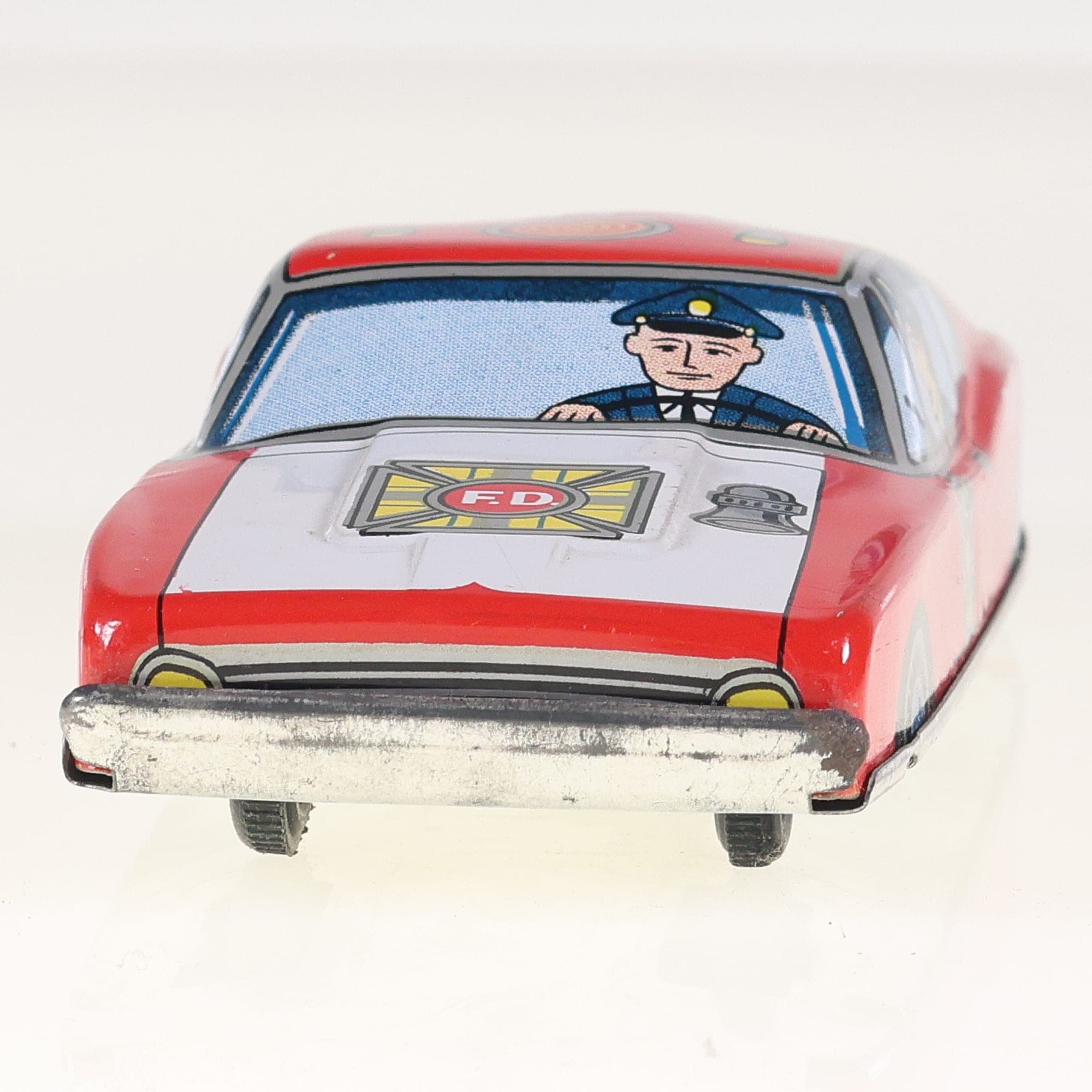 fire Chief pompier 7287 Fabricant japonais (jouet tôle lithographiée) Fire Chief — miniature 8