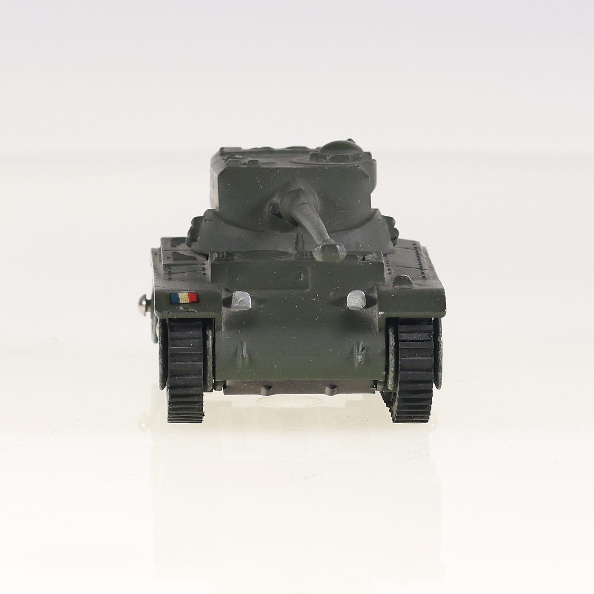Dinky Toys 80C AMX Char AMX 13 tonnes 1/50 Vert militaire avec boîte — miniature 12
