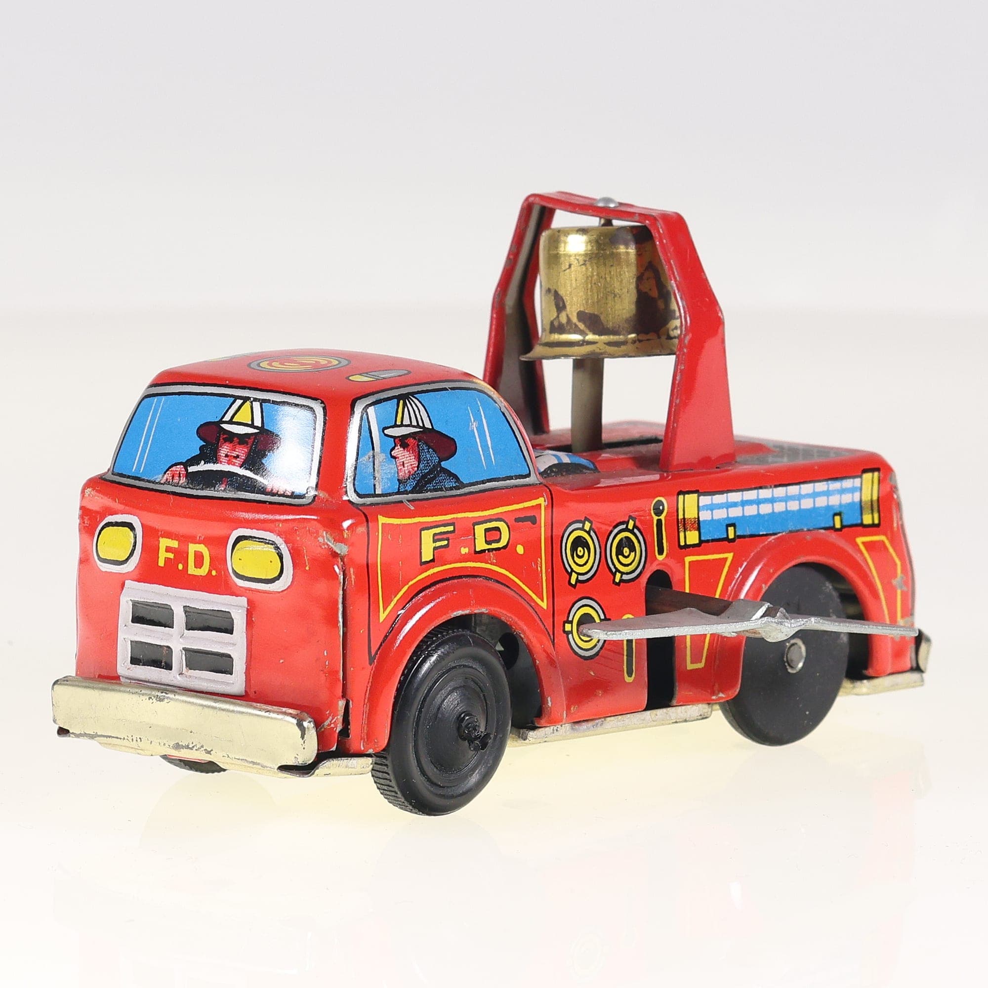 Takatoku TT Japon Fire Department Camion de pompiers F.D. tôle mécanique 10 cm