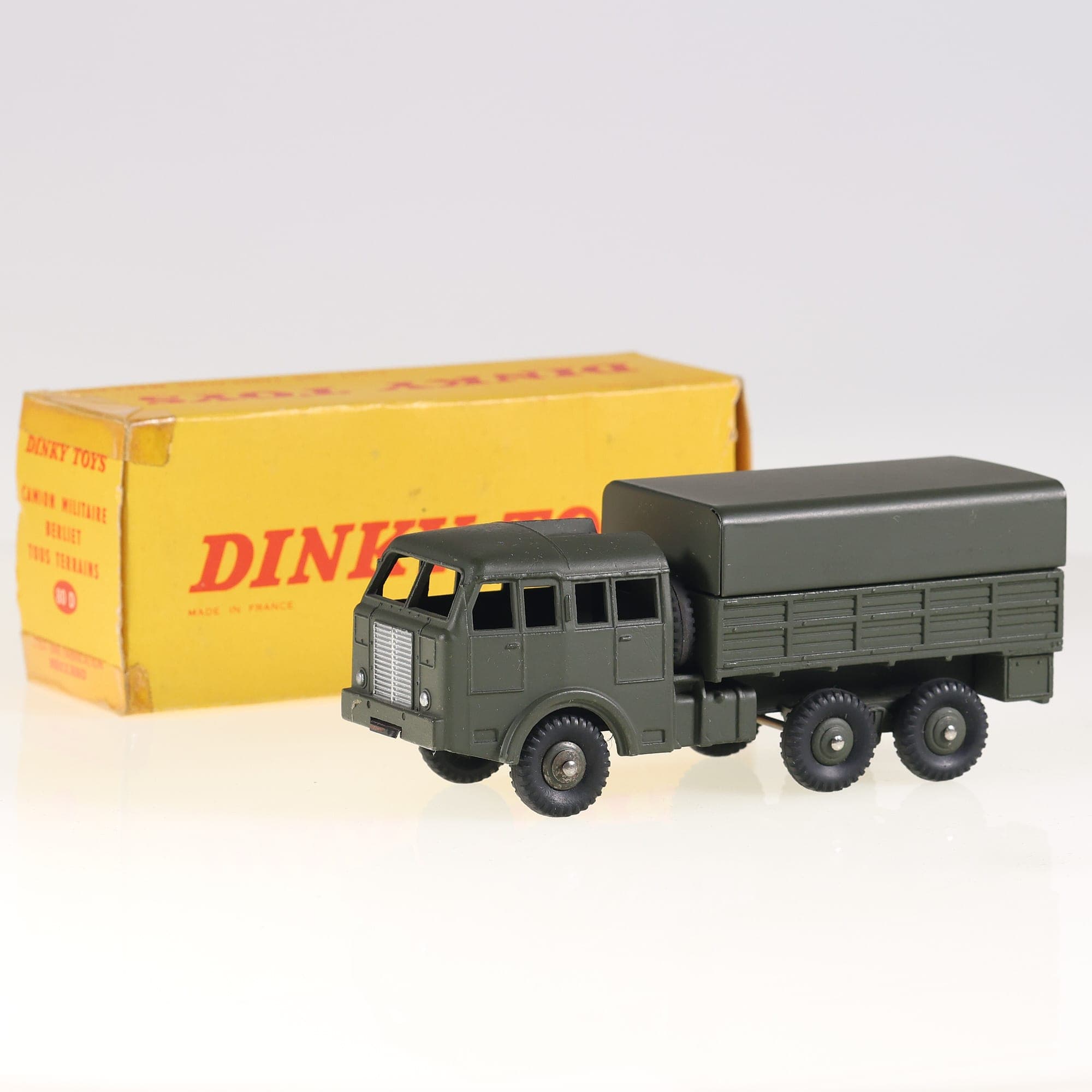 Dinky Toys 80D Berliet Camion militaire Berliet tous terrains 1/43 Vert militair
