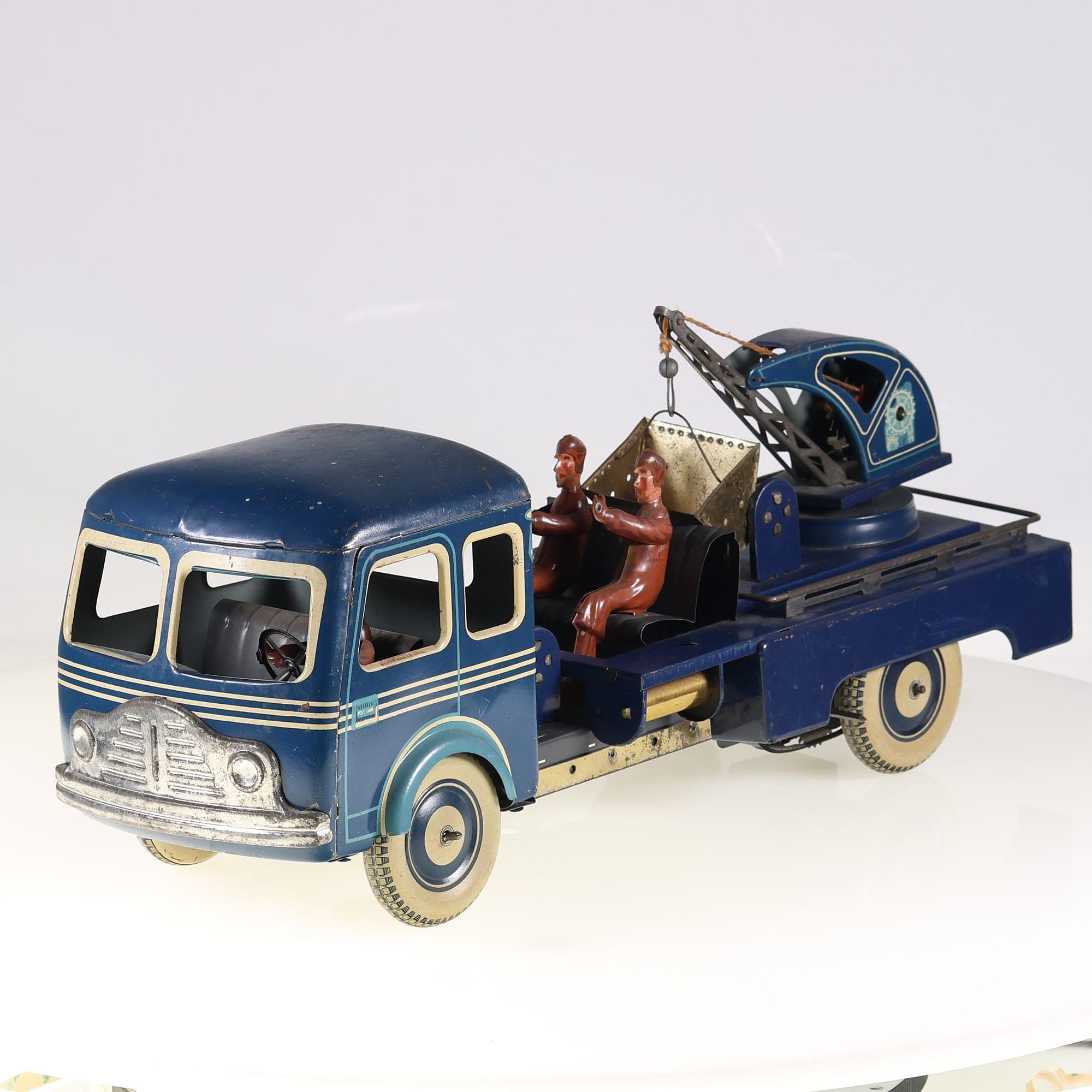 CR Charles Rossignol 1005 Simca cargo Camion Dépanneuse 43 cm Bleu Grade B sans
