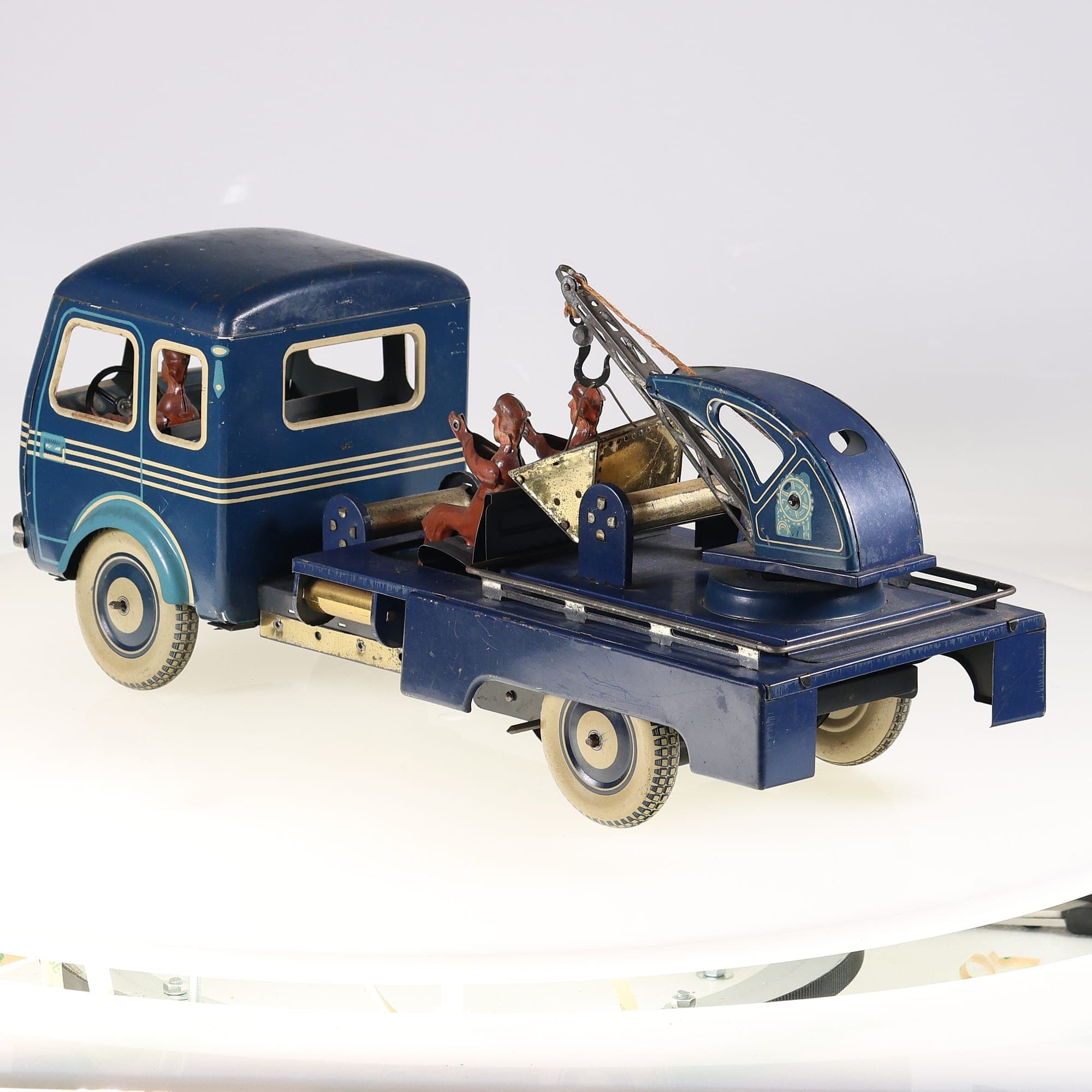 CR Charles Rossignol 1005 Simca cargo Camion Dépanneuse 43 cm Bleu Grade B sans — miniature 3