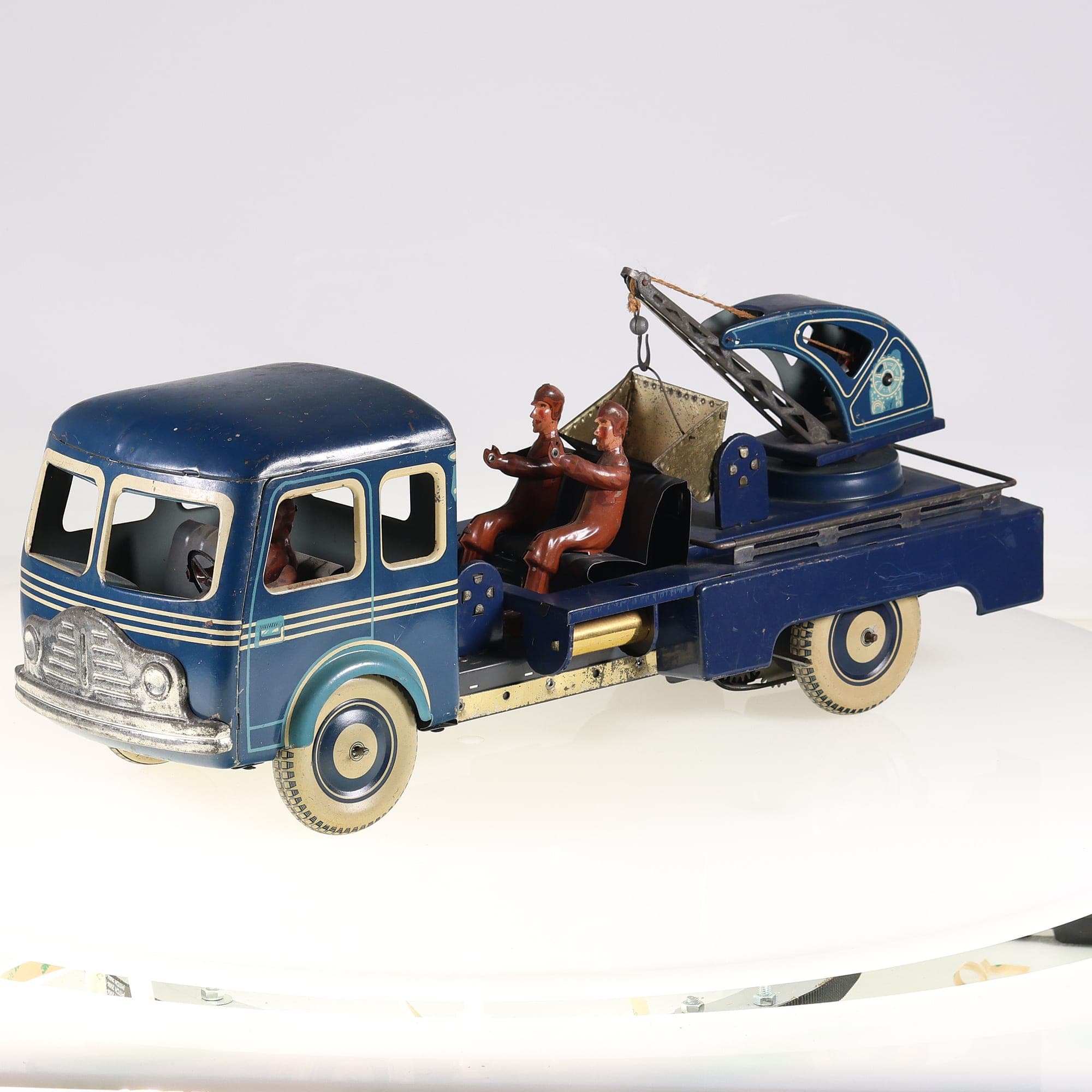 CR Charles Rossignol 1005 Simca cargo Camion Dépanneuse 43 cm Bleu Grade B sans — miniature 9
