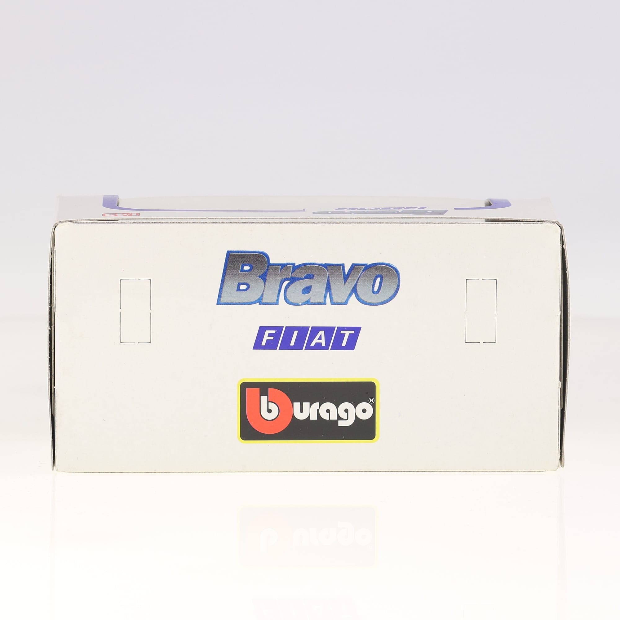 Fiat 4145 Burago Bravo 1/43 Bleu-vert métallisé avec boîte — miniature 5