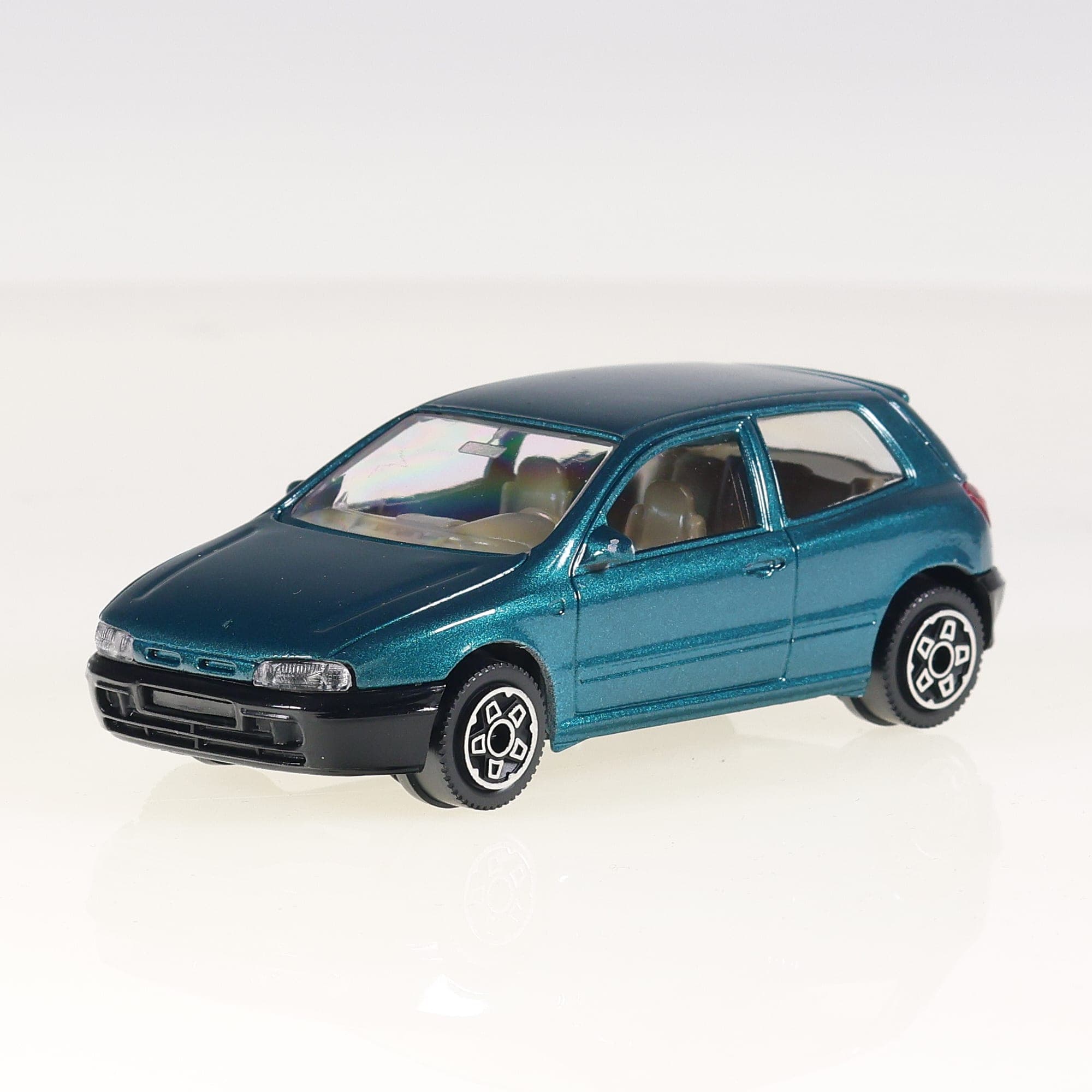 Fiat 4145 Burago Bravo 1/43 Bleu-vert métallisé avec boîte — miniature 13