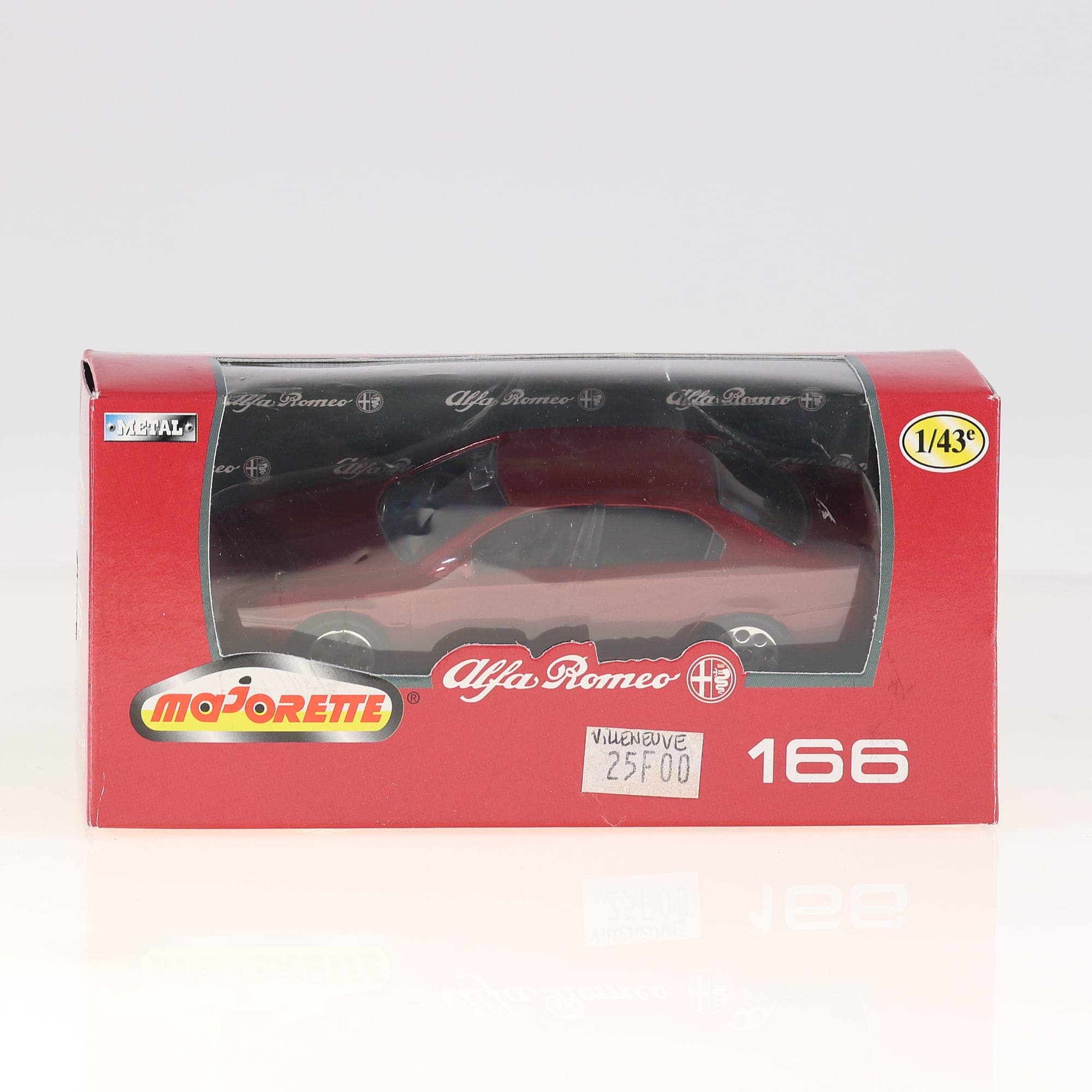 Majorette 166 Alfa Romeo Alfa Romeo 166 1/43 Rouge métallisé avec boîte — miniature 3
