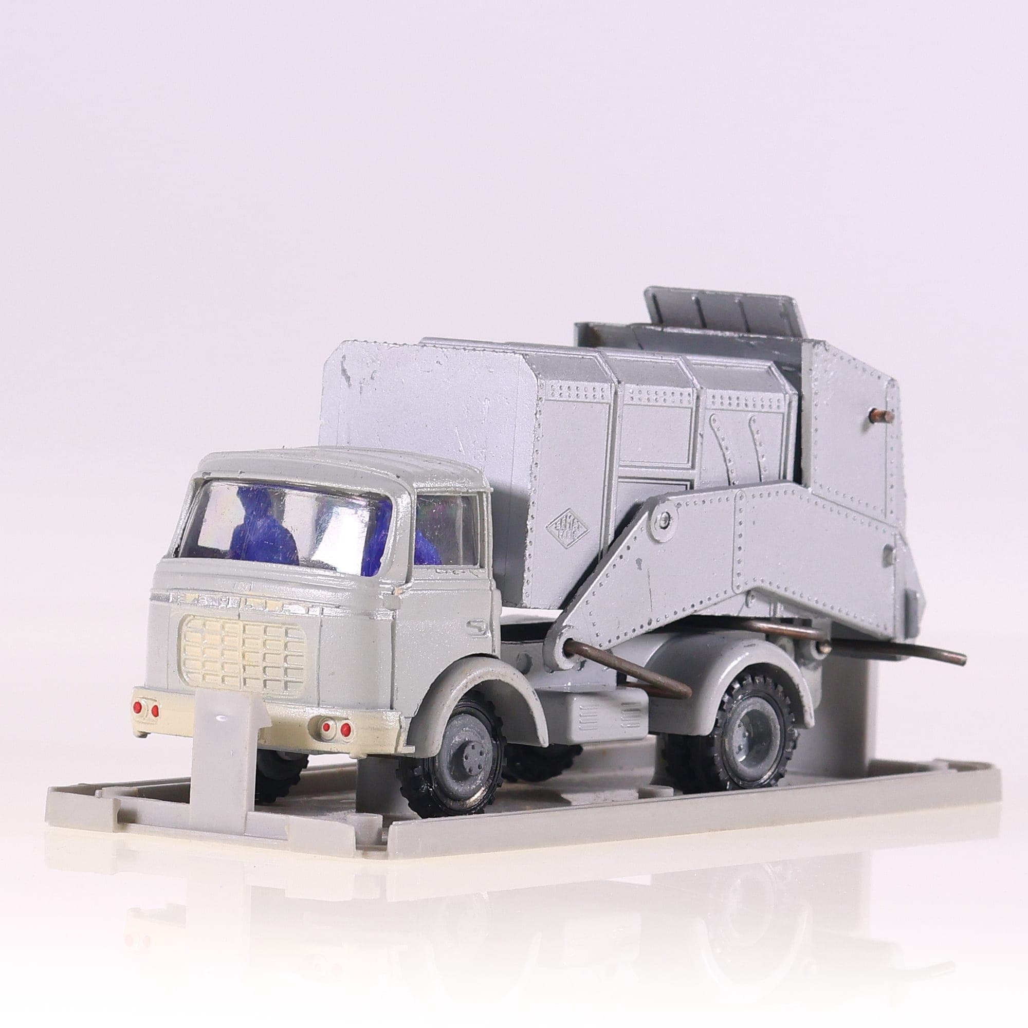 France Jouets Berliet GAK - Camion poubelle Autre Gris avec boîte