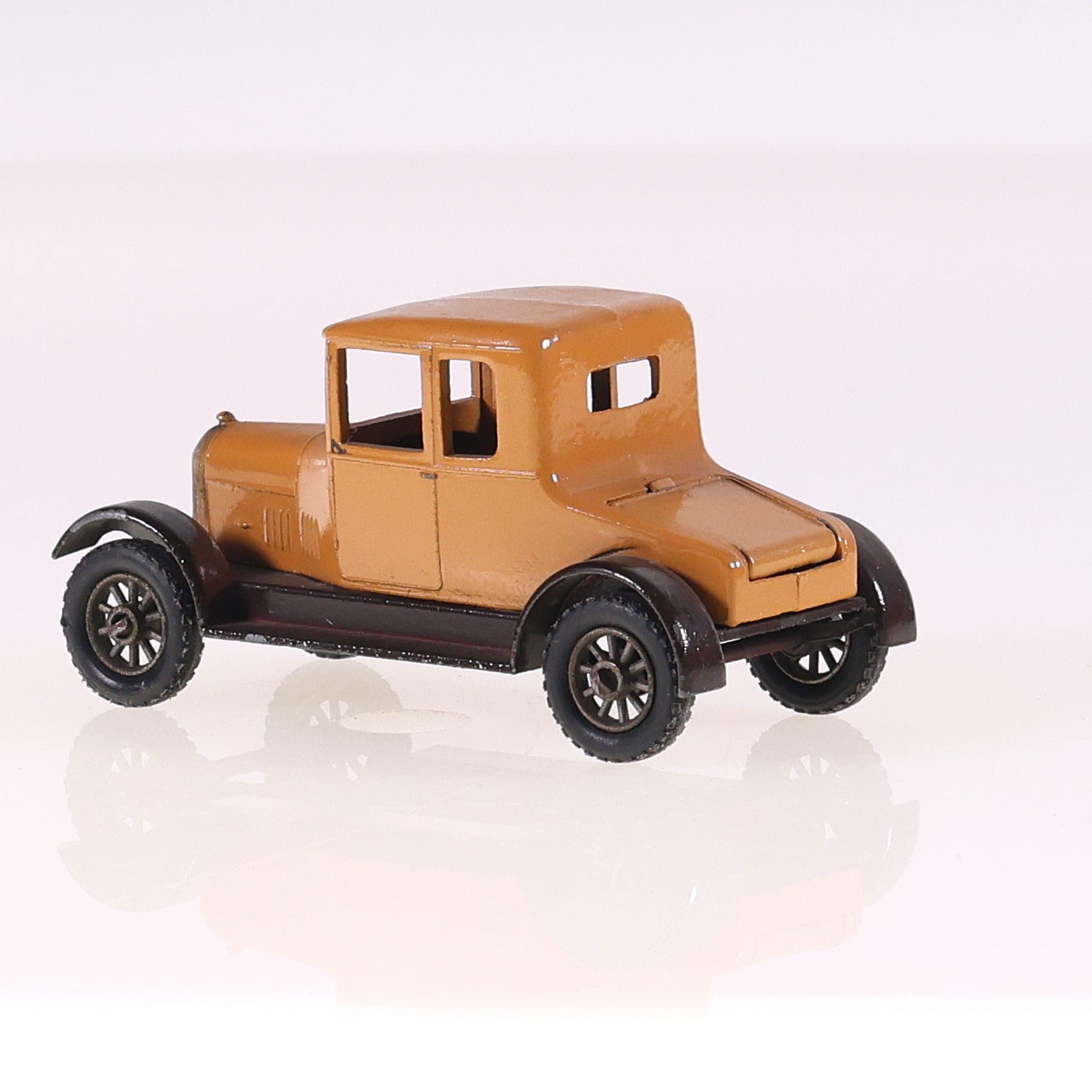 Lesney No 8 Morris Coley Bullnose 1/50 Orange avec boîte — miniature 6