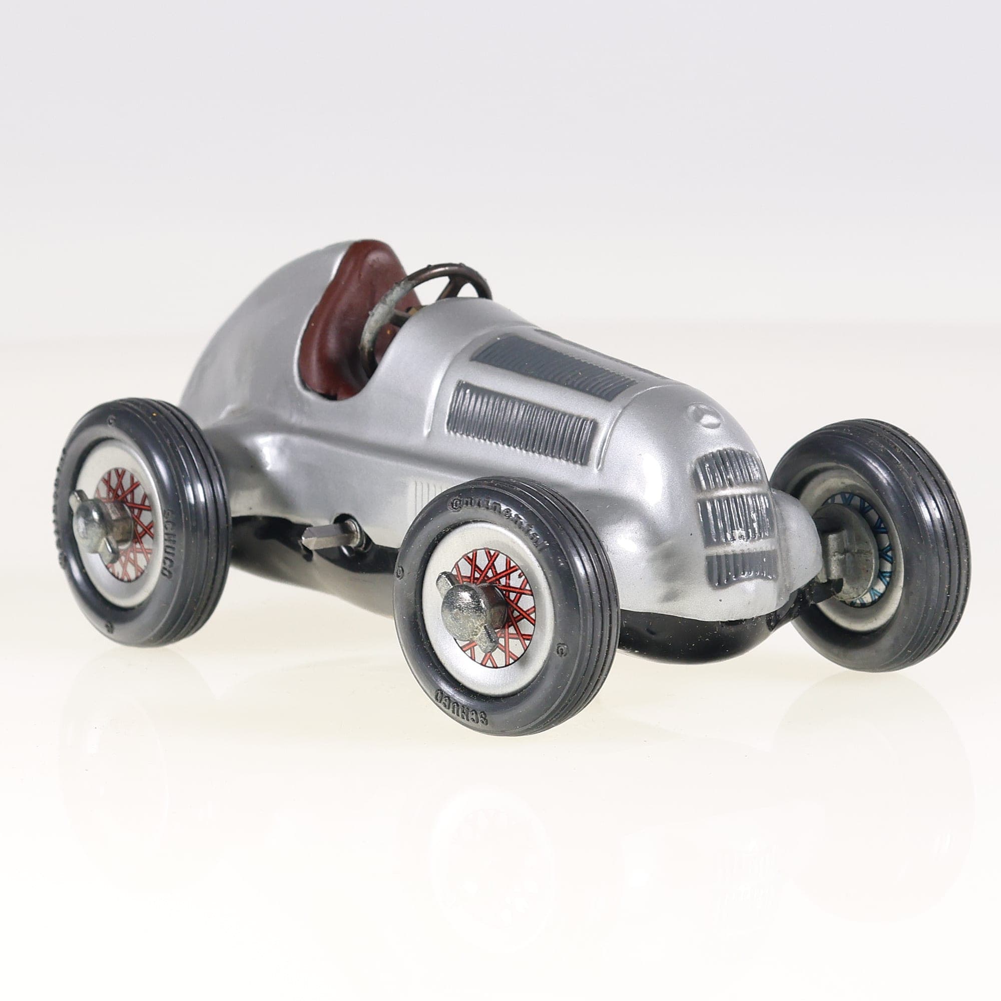 Schuco 1050 Mercedes-Benz Mercedes Grand Prix 1936 01:43 Argent état B — miniature 12