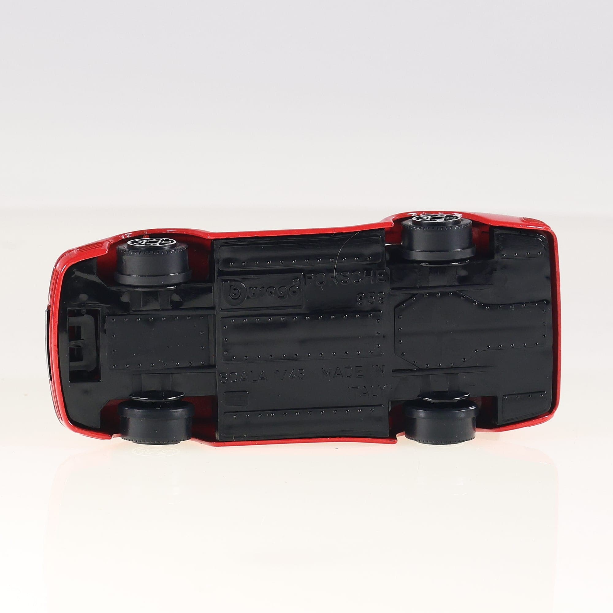 Burago 4161 Porsche Porsche 959 1/43 Rouge avec boîte — miniature 14