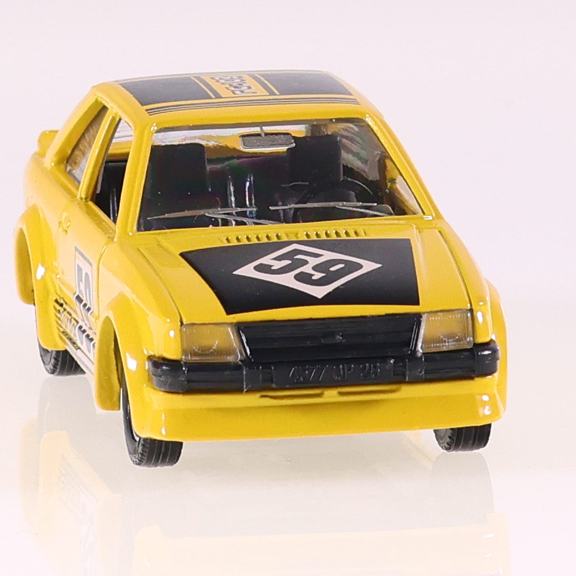 Solido n°1350 Ford Escort #59 1/43 Jaune avec boîte — miniature 11