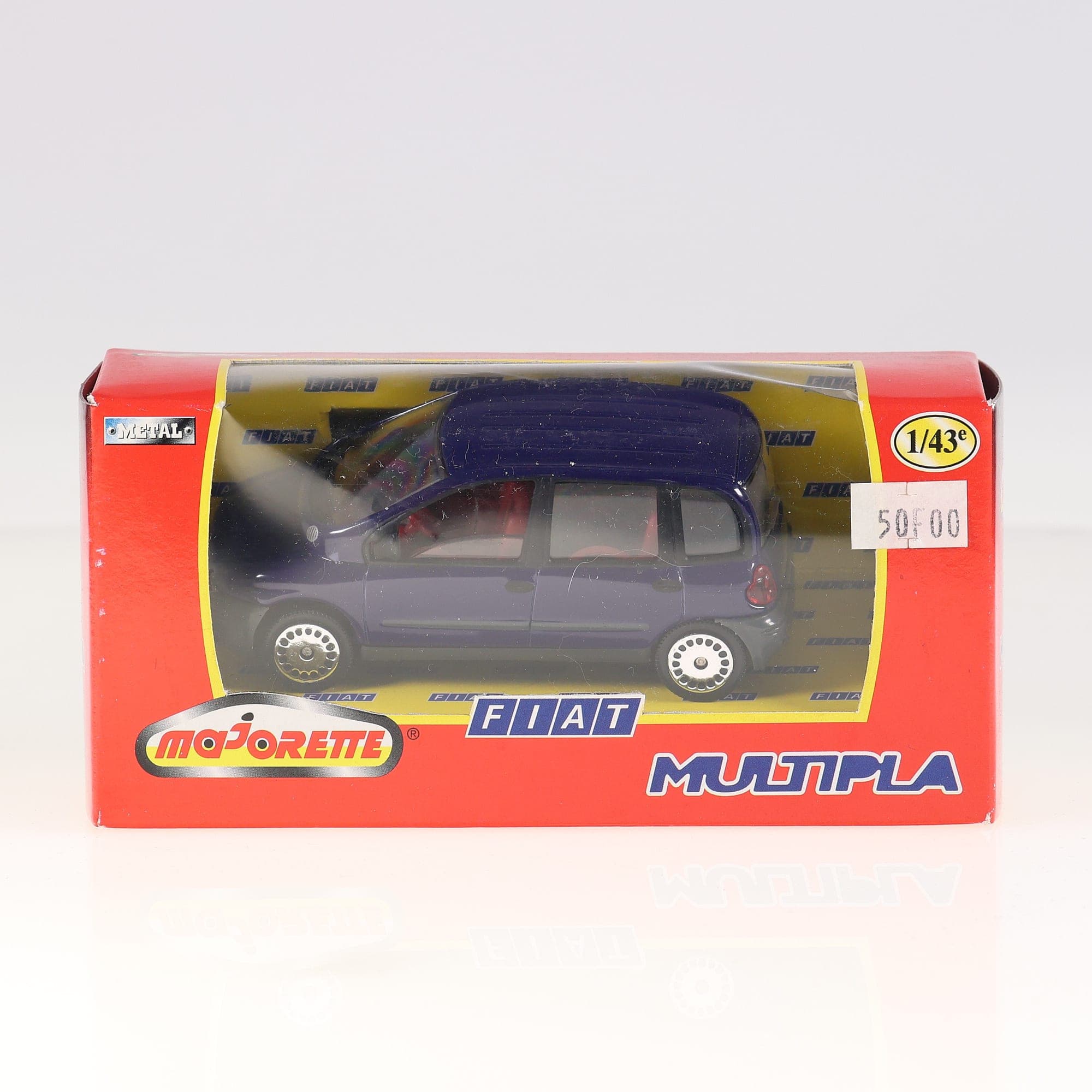 Majorette Fiat Multipla 1/43 Bleu neuf avec boîte