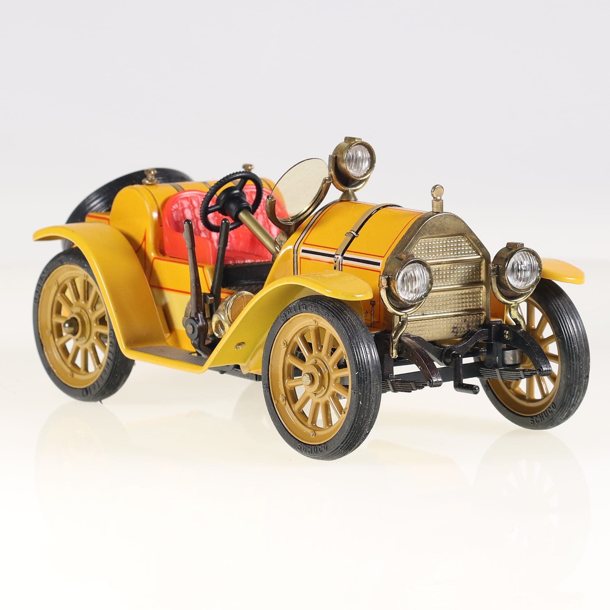 Schuco 1225 Replicar Mercer Typ 35 J / 1913 1/24 Jaune avec boîte — miniature 11