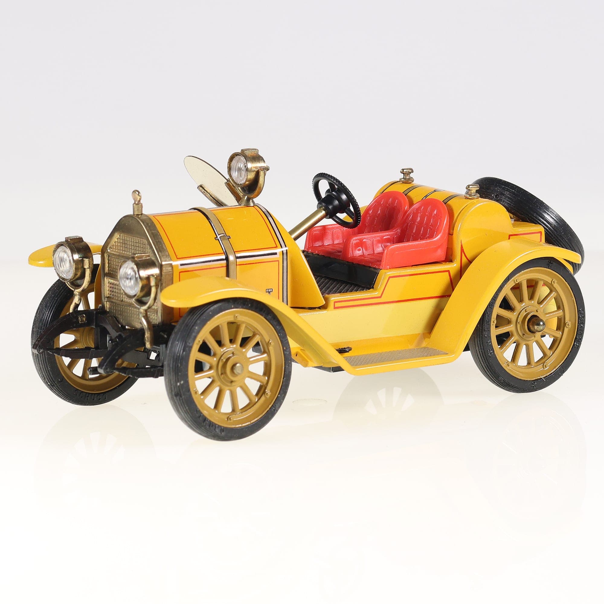 Schuco 1225 Replicar Mercer Typ 35 J / 1913 1/24 Jaune avec boîte — miniature 13