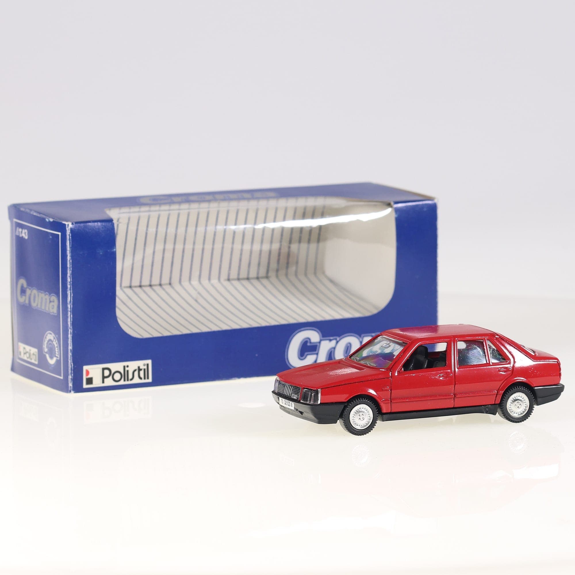 Polistil 50 Fiat Fiat Croma 1/43 Rouge avec boîte — photo 1