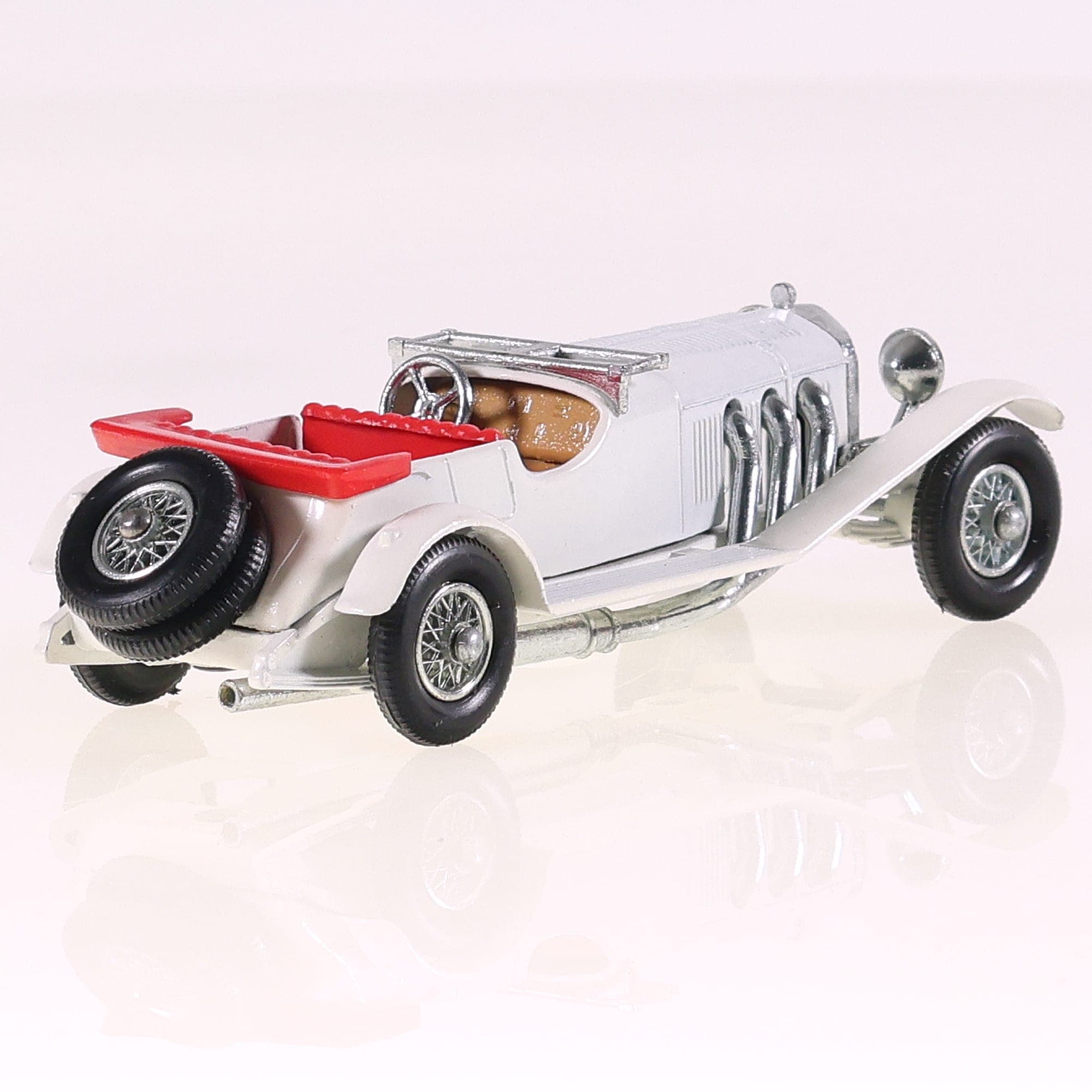 Matchbox Y-10 Mercedes Benz 1928 36/220 1928 1/52 Blanc avec boîte — miniature 5