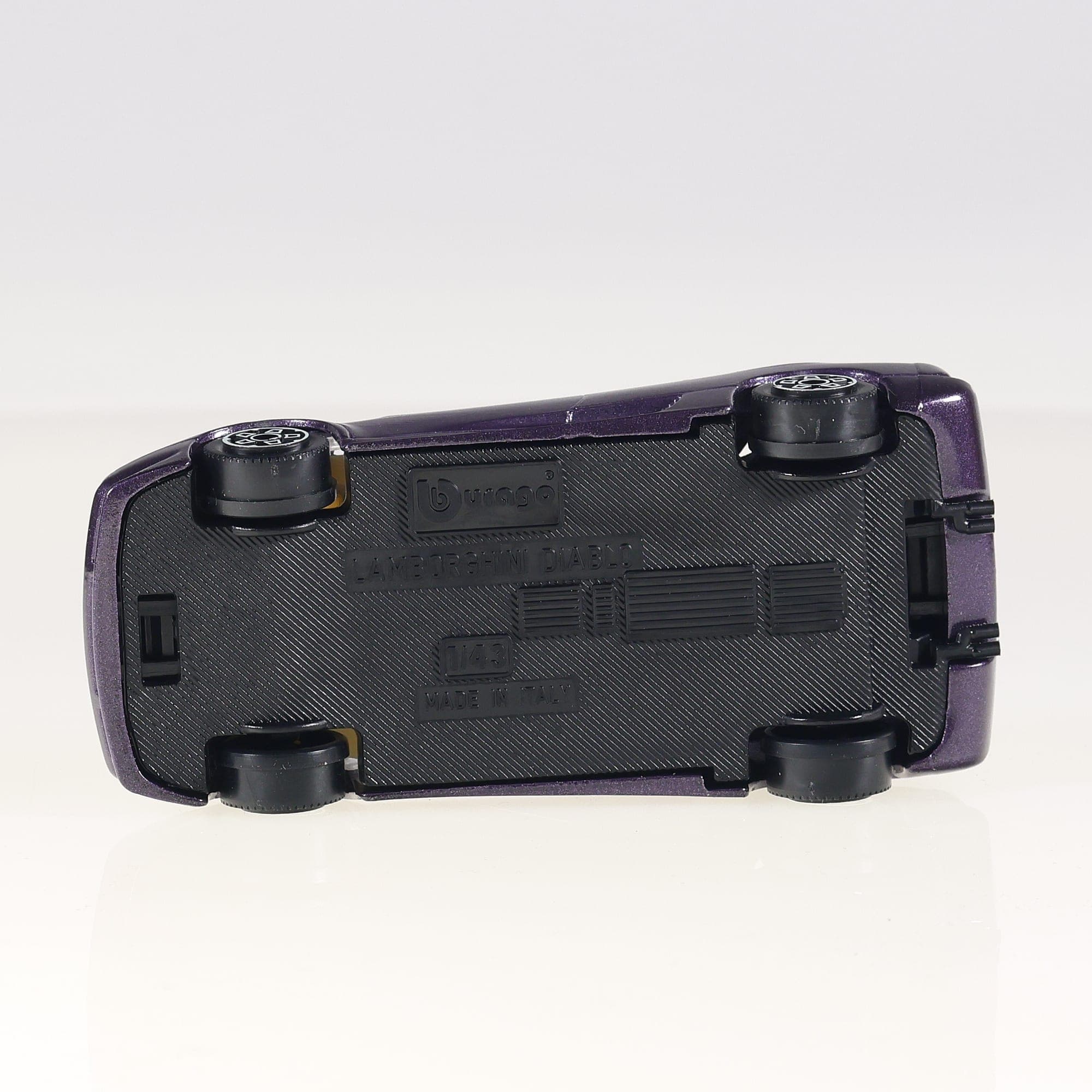 Bburago 4141 Lamborghini Diablo 1/43 Violet métallisé avec boîte — miniature 14