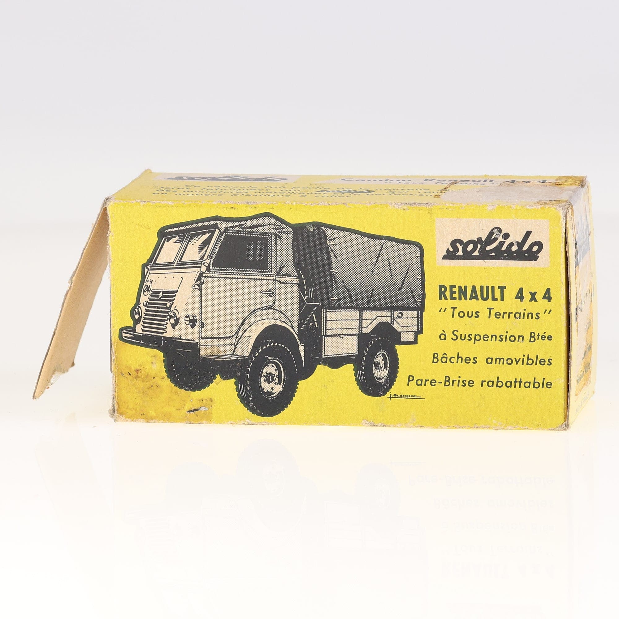 Solido 203 Renault Renault 4x4 Tous Terrains (Version Militaire) 1/50 Vert foncé — miniature 3