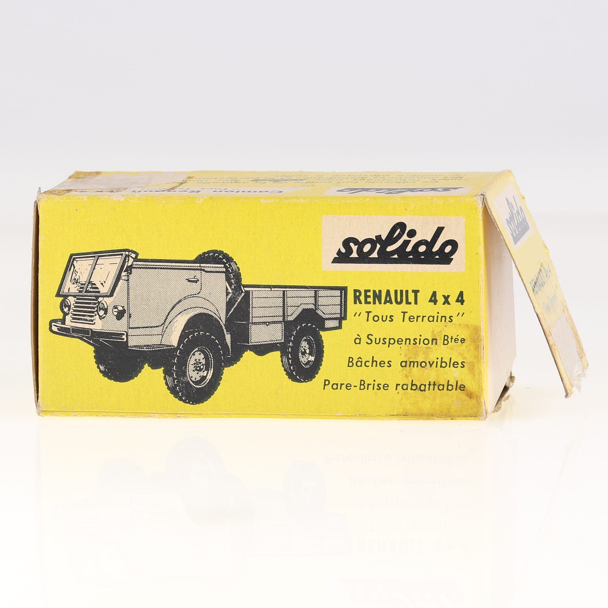 Solido 203 Renault Renault 4x4 Tous Terrains (Version Militaire) 1/50 Vert foncé — miniature 5