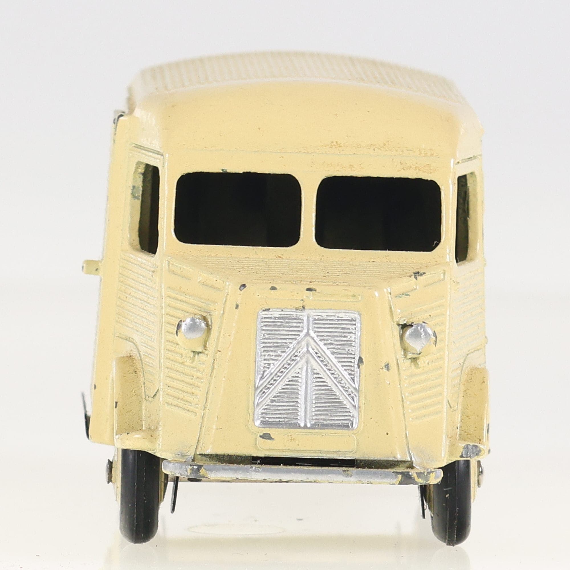 Dinky Toys 25CG Citroën Type H Fourgonnette Gervais 1/43 Jaune état B avec boîte — miniature 12