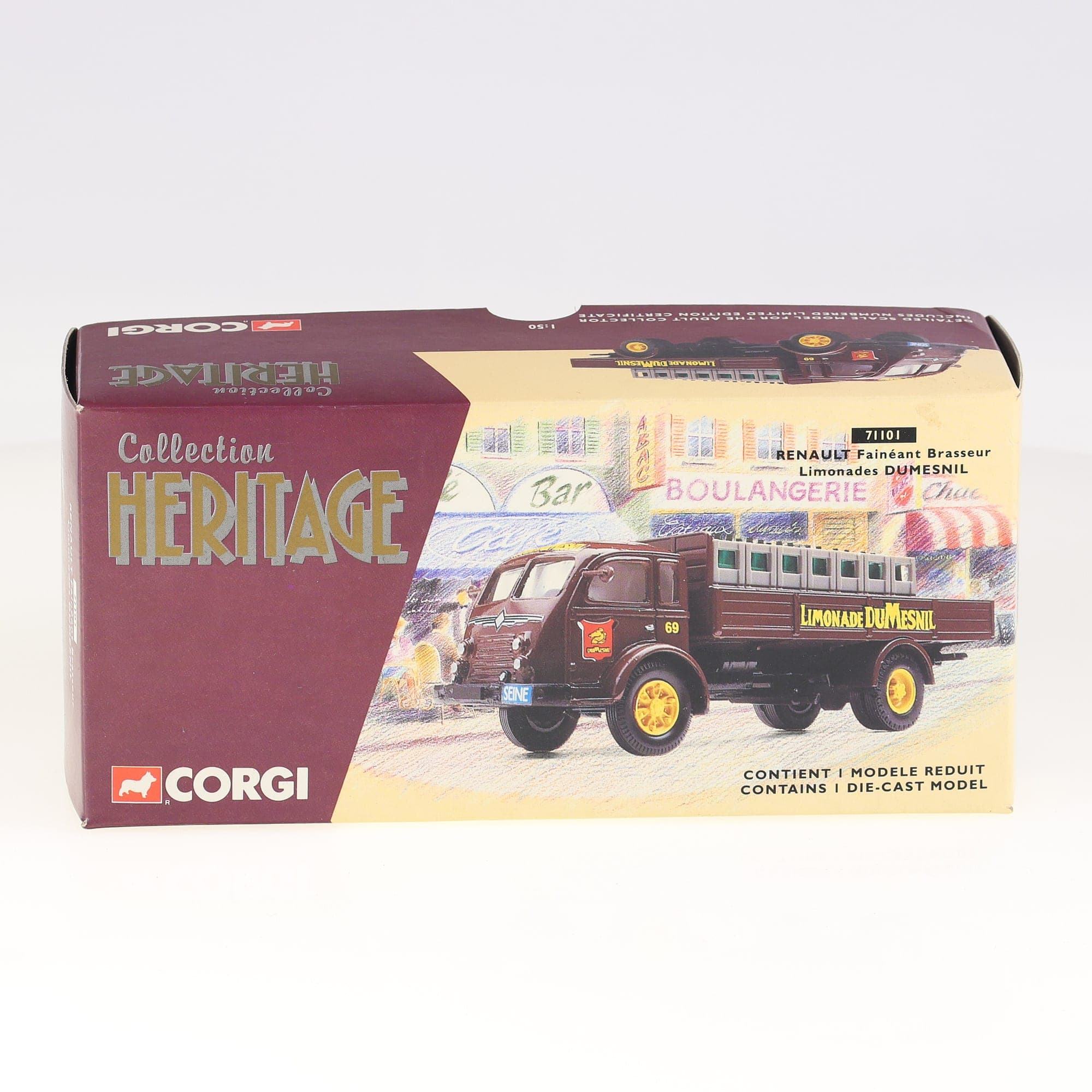 Corgi HERITAGE 71101 Renault Faineant Brasseur Limonades Dumesnil 1/50 — miniature 4