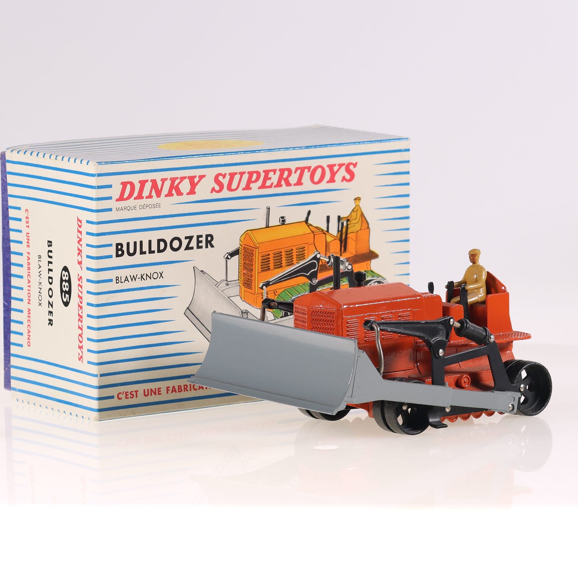 Dinky Toys F 885 Blaw-Knox Bulldozer avec boîte