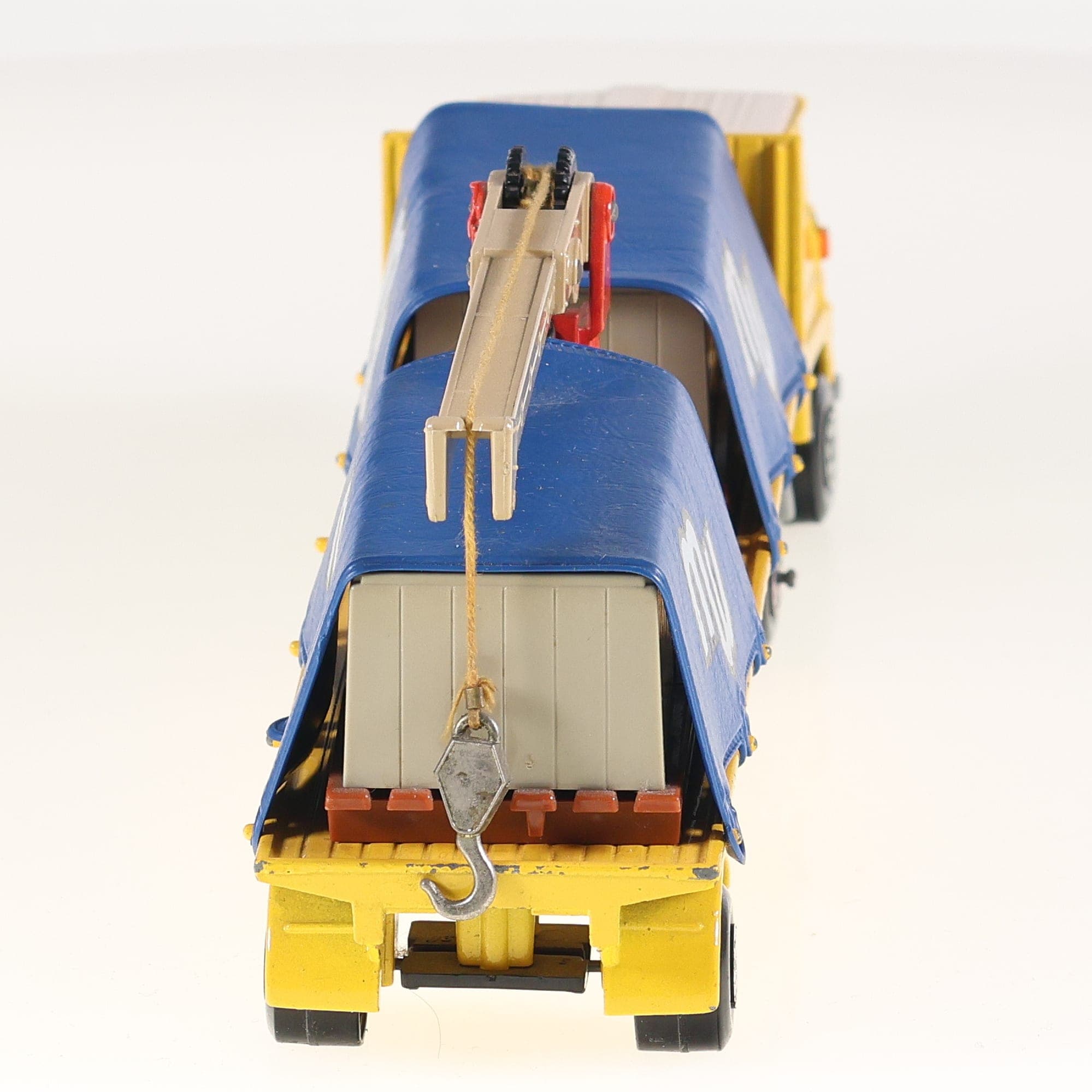 Scammel K-33 Matchbox Camion porte-containers MW avec grue 22,5 cm Jaune sans bo — miniature 3
