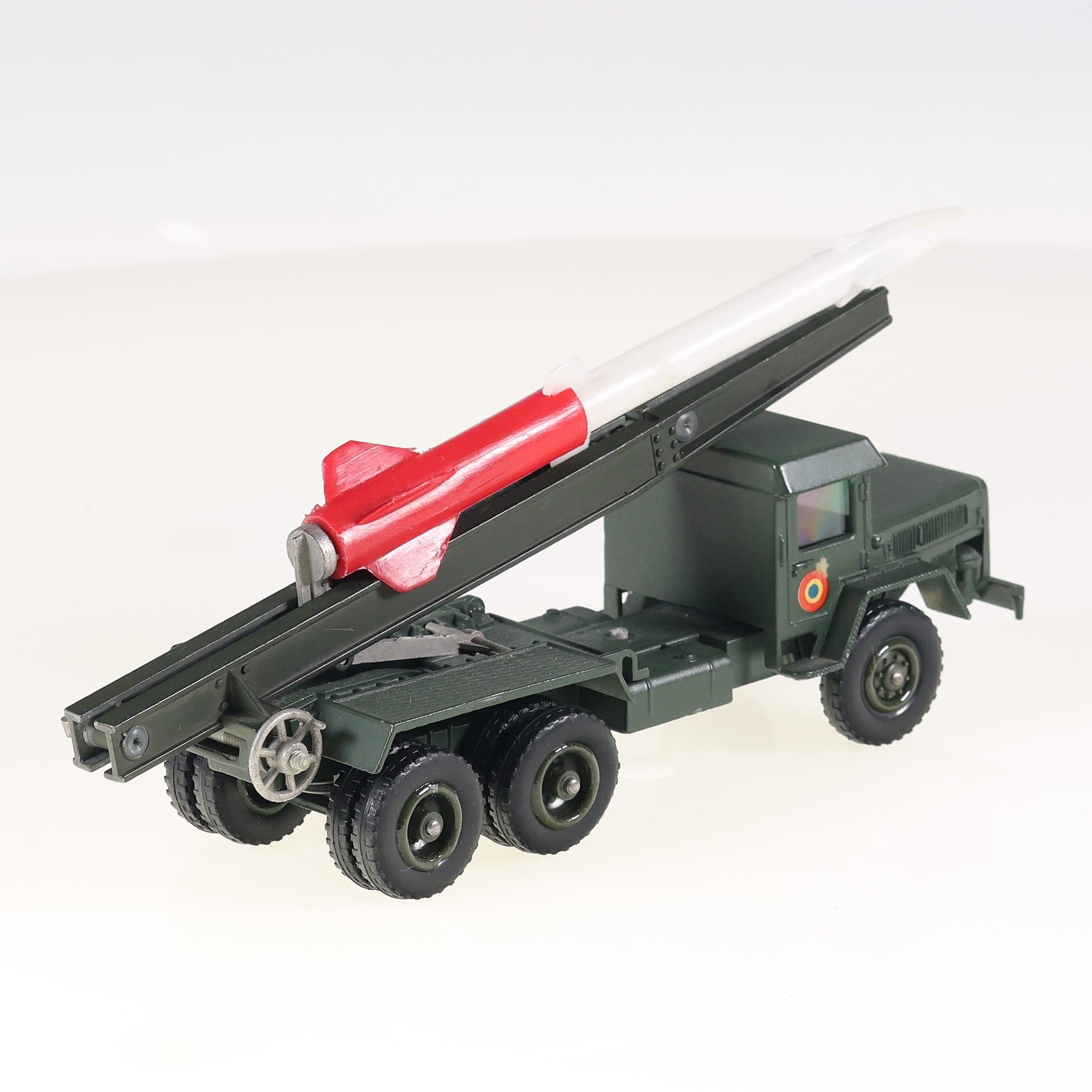 Solido 201 UNIC Camion Lance-fusée 1/50 Vert avec boîte — miniature 9