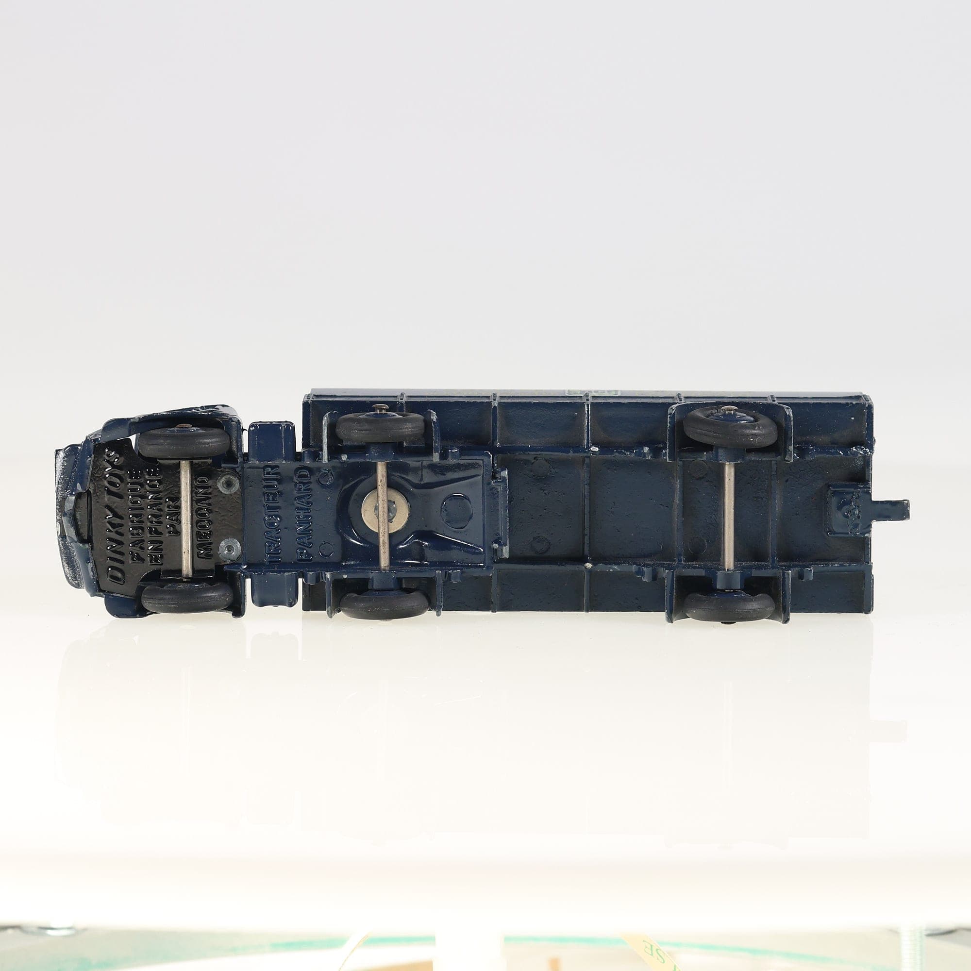 Dinky Toys 32AB Panhard Movic SNCF Semi-Remorque Bâchée 1/43 Bleu état C — miniature 9