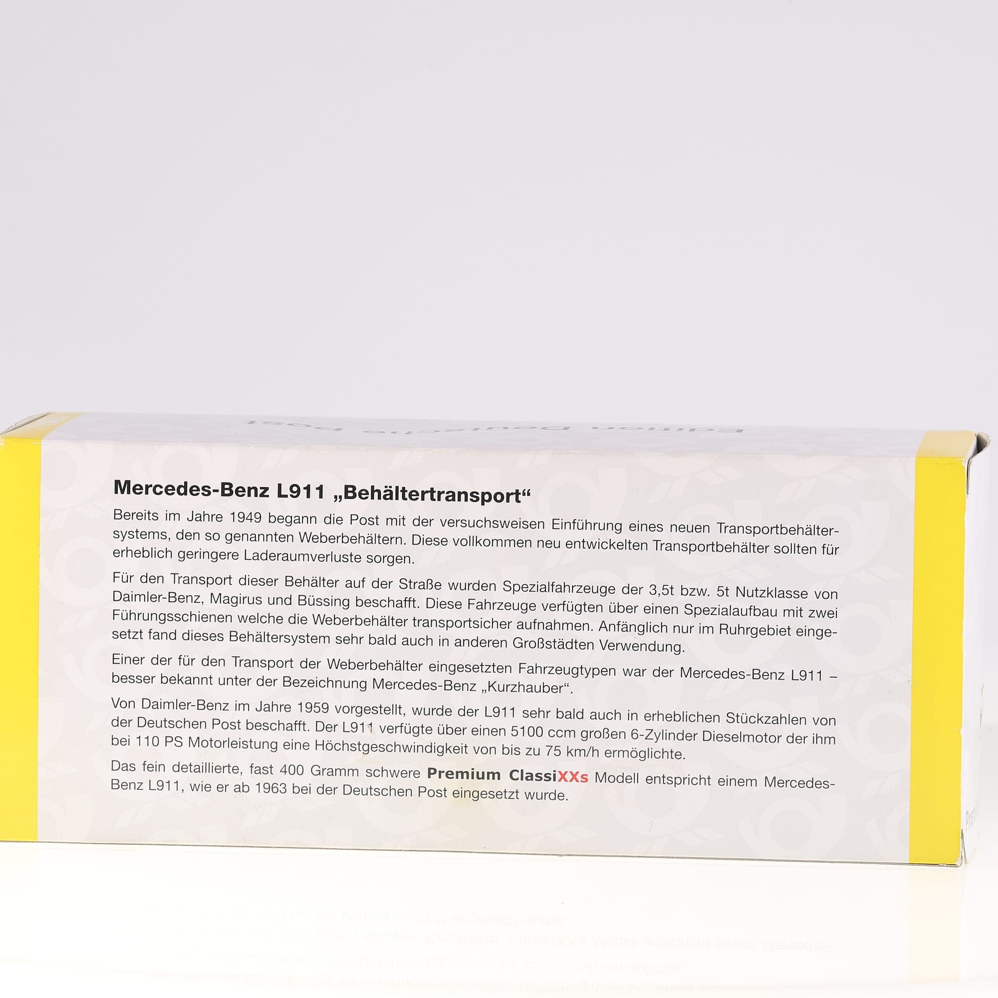 Premium ClassiXXs 12050 Mercedes-Benz L911 Behältertransporter Deutsche Post Jau — miniature 3