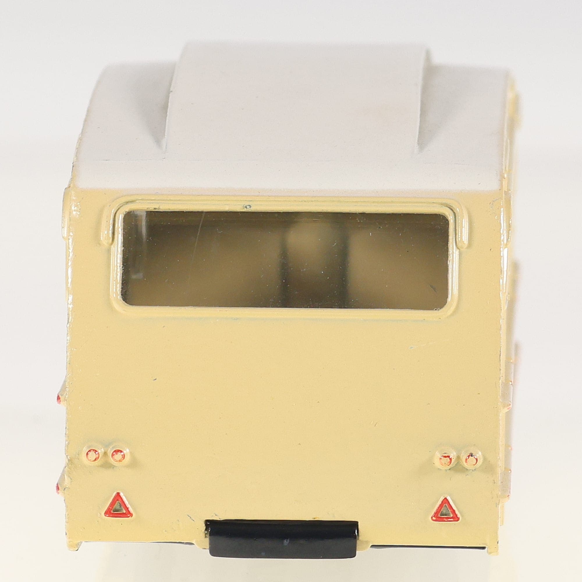 Dinky Toys 811 Caravane Caravane (avec glaces) 1/43 Crème avec boîte — miniature 8