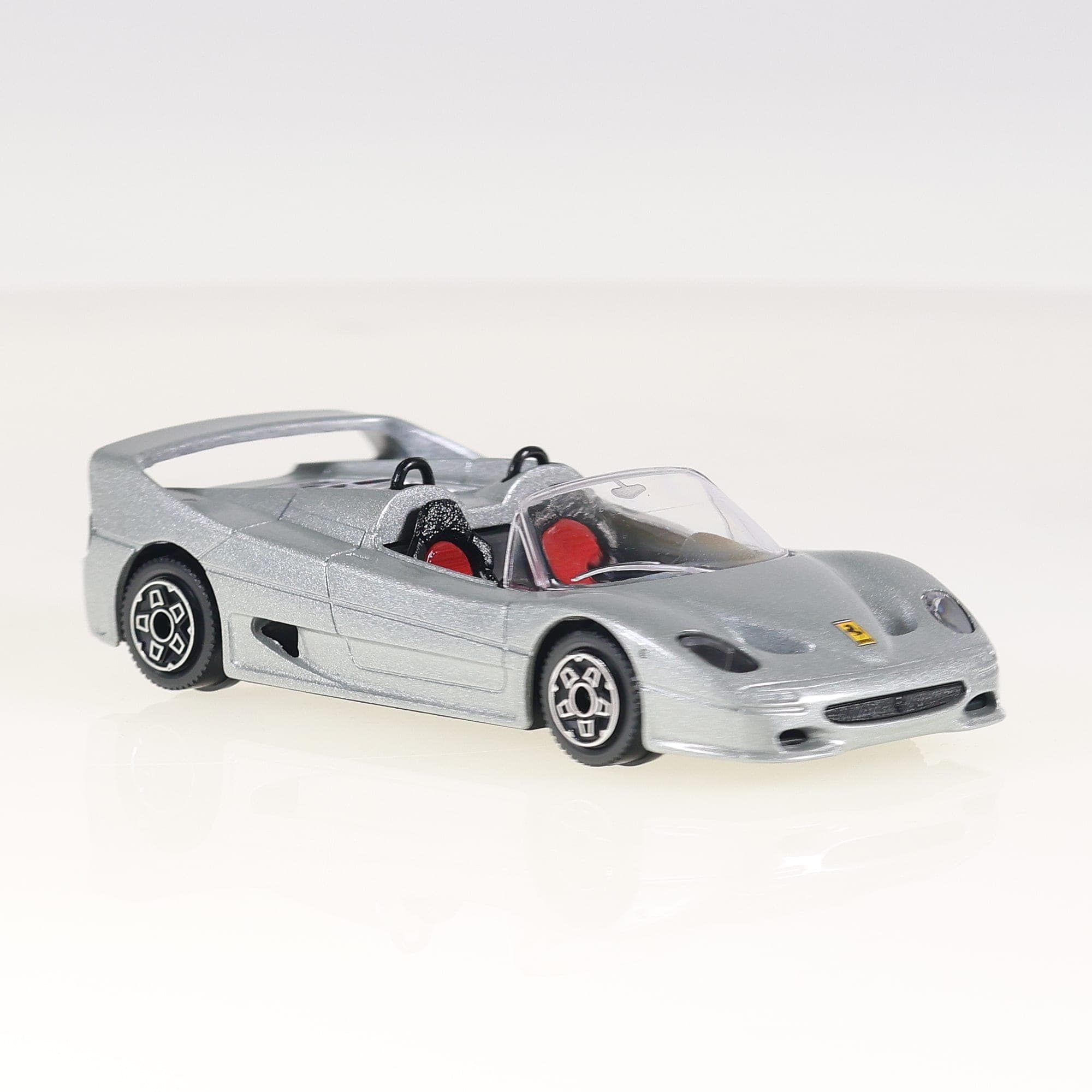 Burago 4172 Ferrari F50 1/43 Gris métallisé Grade B avec boîte — miniature 11