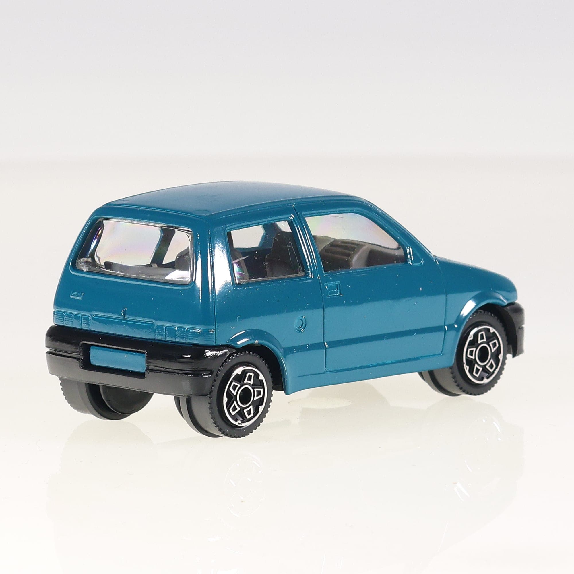 Burago 4193 Fiat Cinquecento 1/43 Bleu turquoise avec boîte — miniature 9