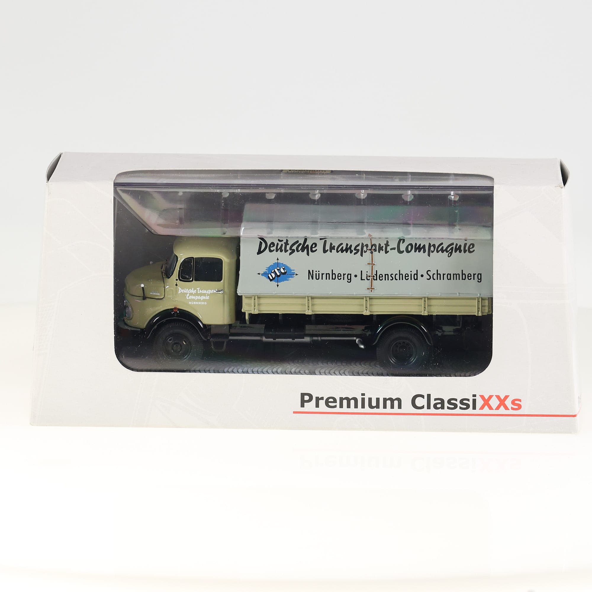 Premium ClassiXXs 12051 Mercedes-Benz L 911 Deutsche Transport-Compagnie 1/43 be