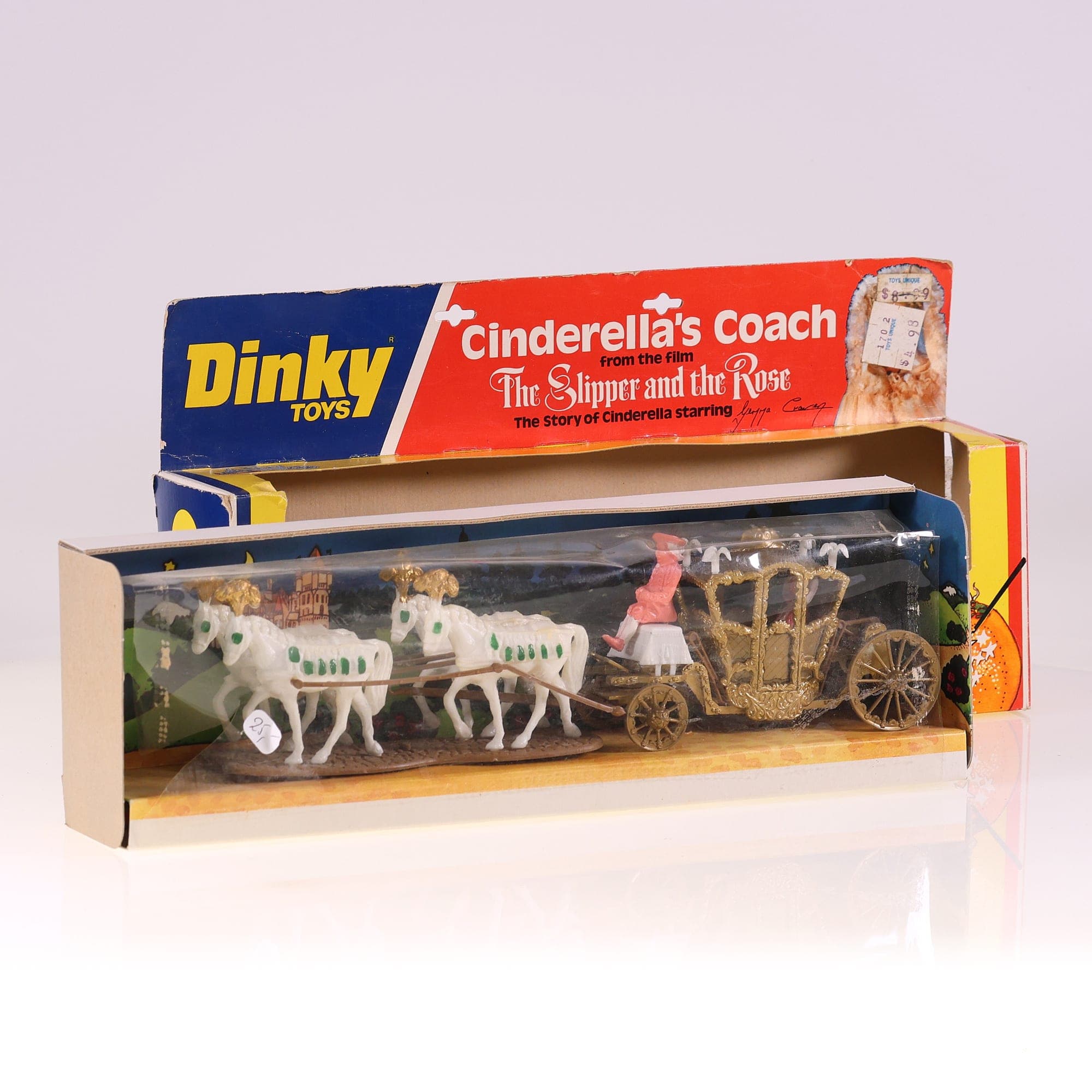 Dinky Toys 111 The Slipper and the Rose Cinderella's Coach 23 cm Doré avec boîte — photo 1