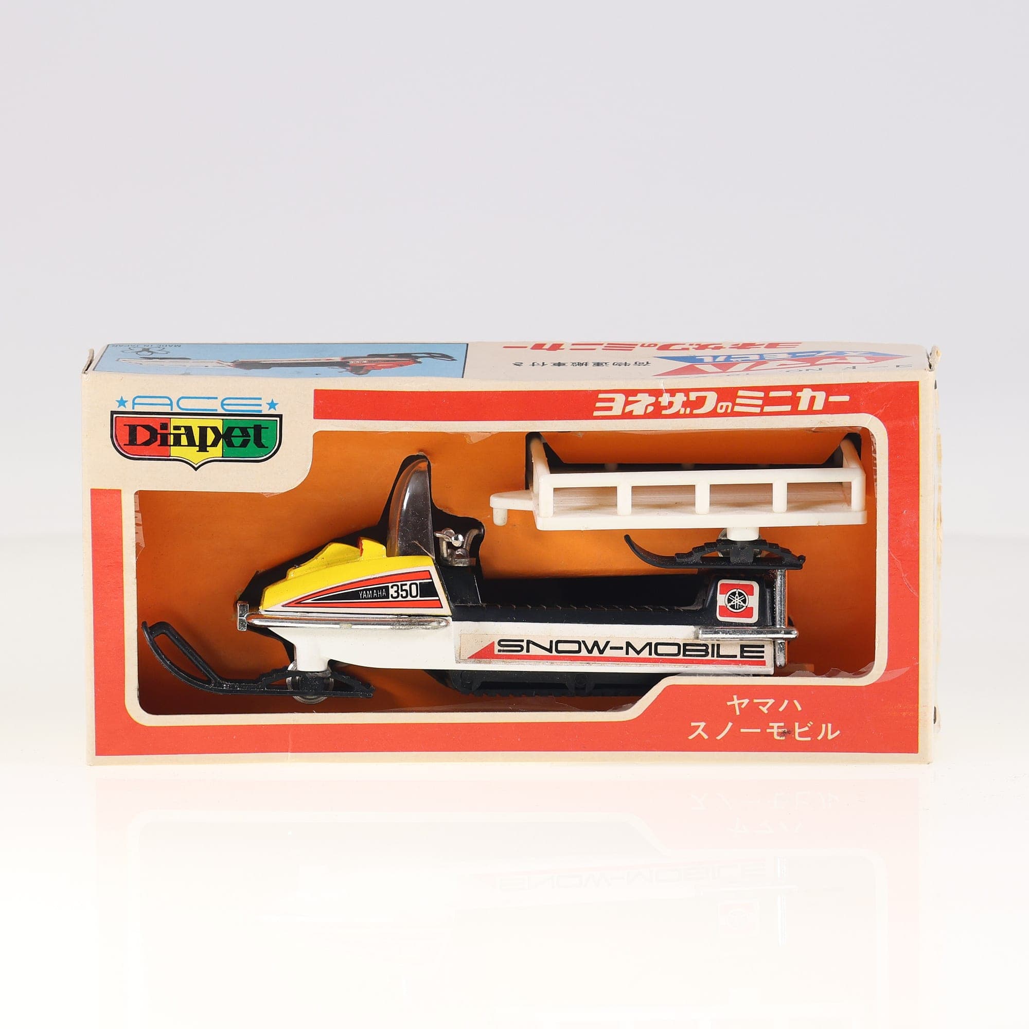 Diapet Yonezawa n° 0287 Yamaha Snow-Mobile 350 motoneige 1/20 Rare avec boîte