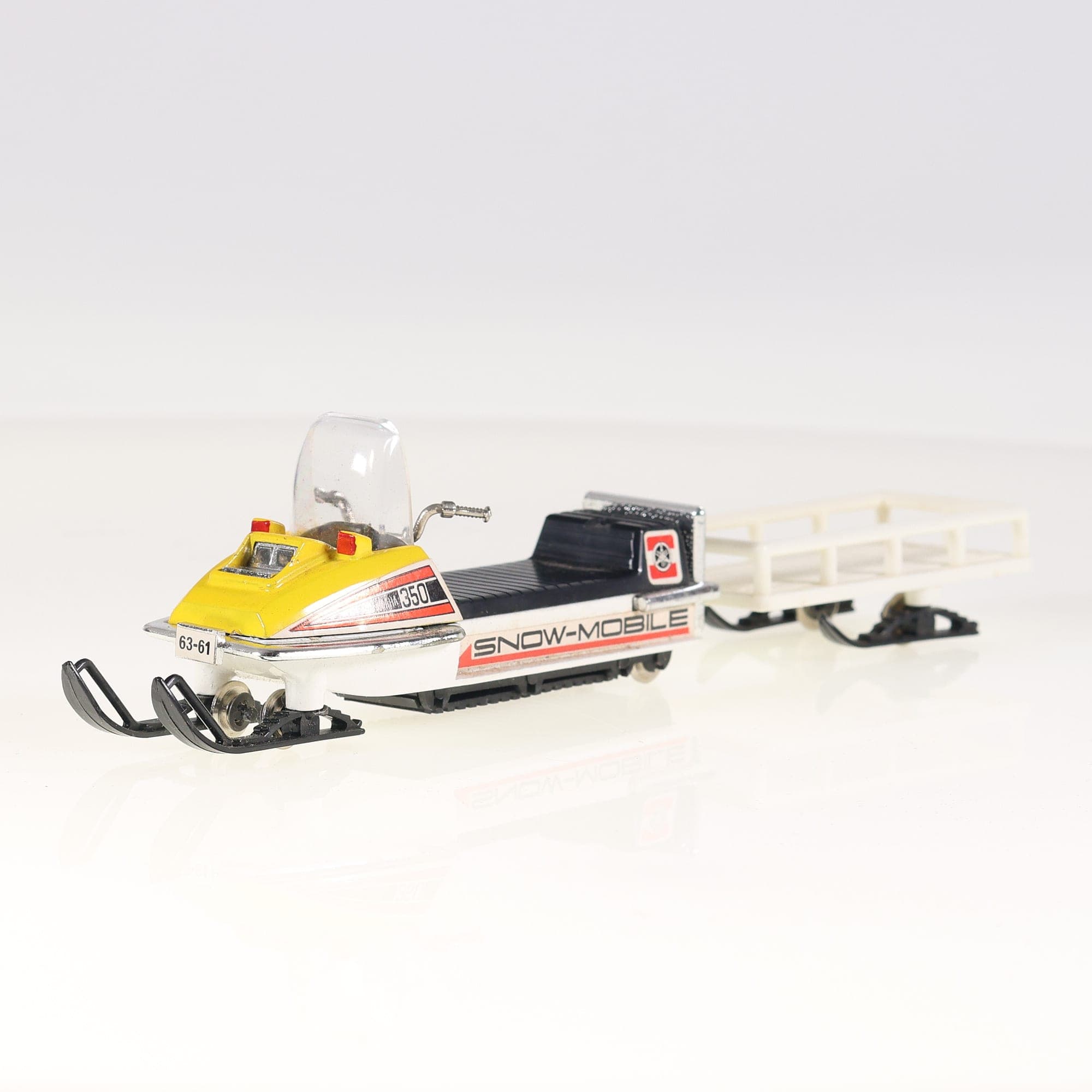 Diapet Yonezawa n° 0287 Yamaha Snow-Mobile 350 motoneige 1/20 Rare avec boîte — miniature 13