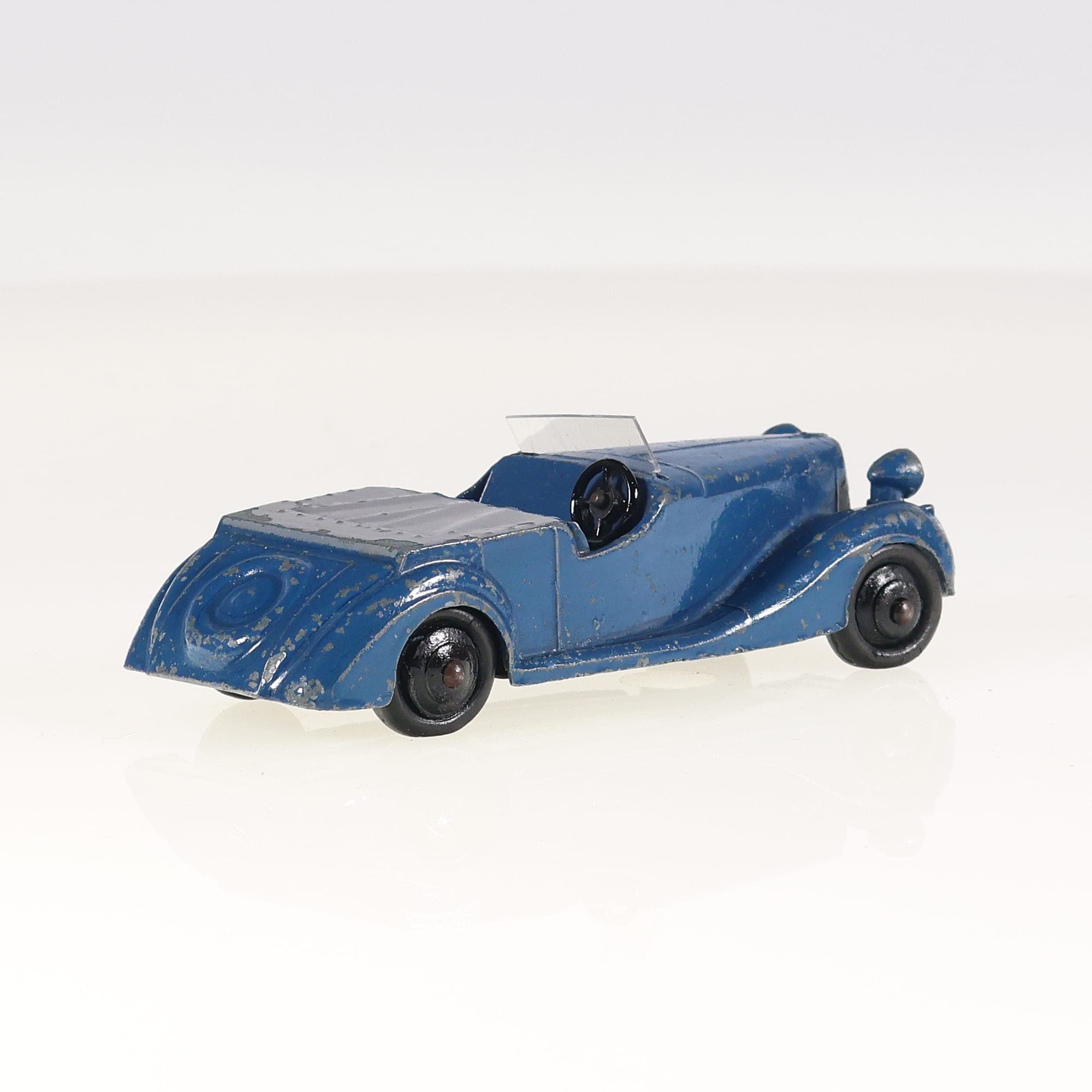 Dinky Toys 38b Sunbeam Talbot cabriolet 1/43 Bleu état C sans boîte — miniature 5