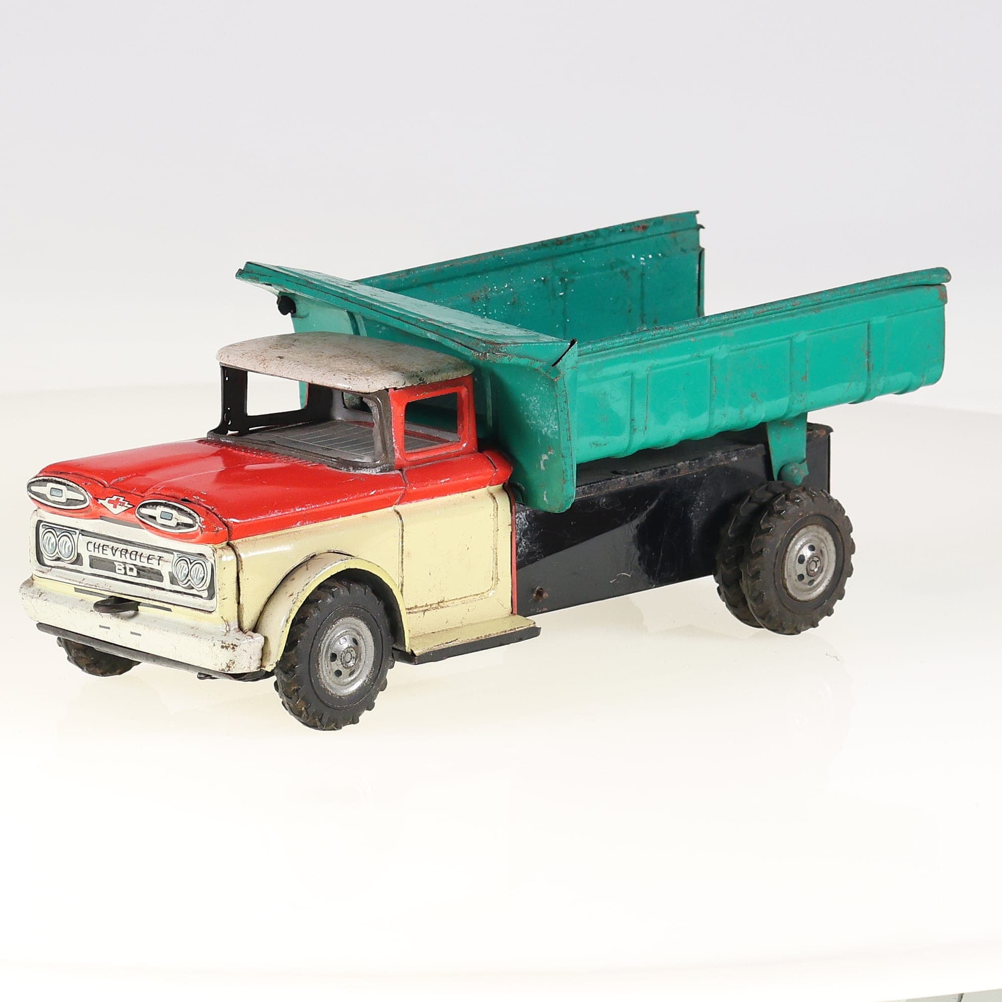 Japon? Chevrolet 60 Benne Basculante 23 cm friction en tôle — photo 1